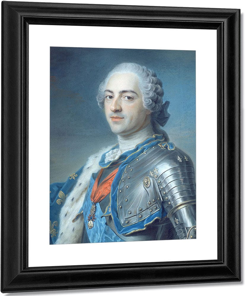 Portrait Of King Louis Xv (1710 74) By Maurice Quentin De La Tour - Image 2