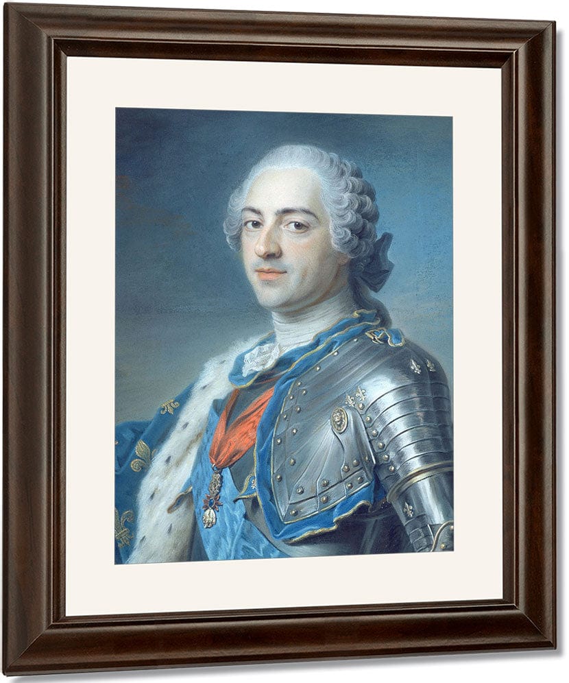 Portrait Of King Louis Xv (1710 74) By Maurice Quentin De La Tour - Image 3