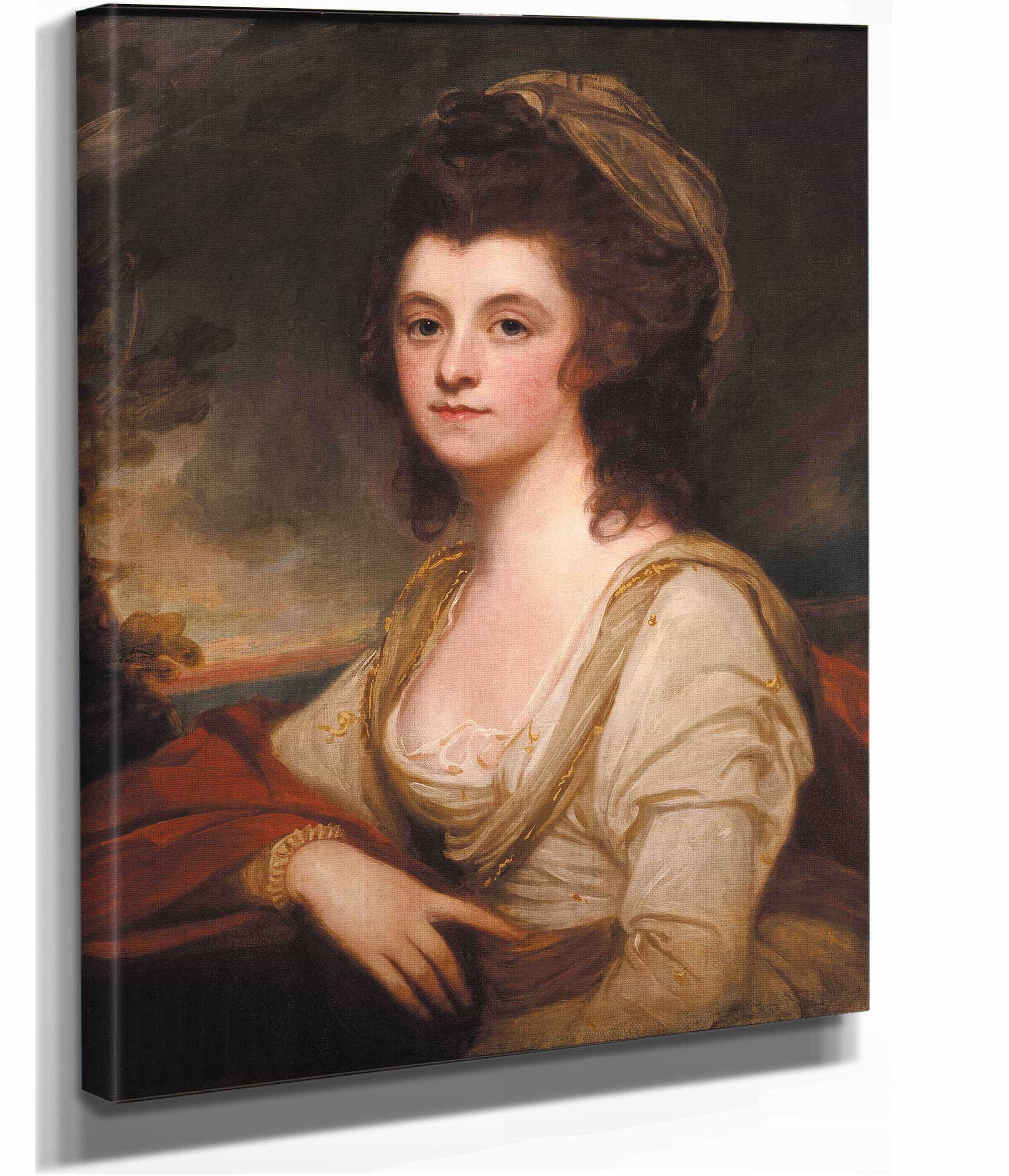 Portrait Of Lady Bentinck by George Romney - Image 2