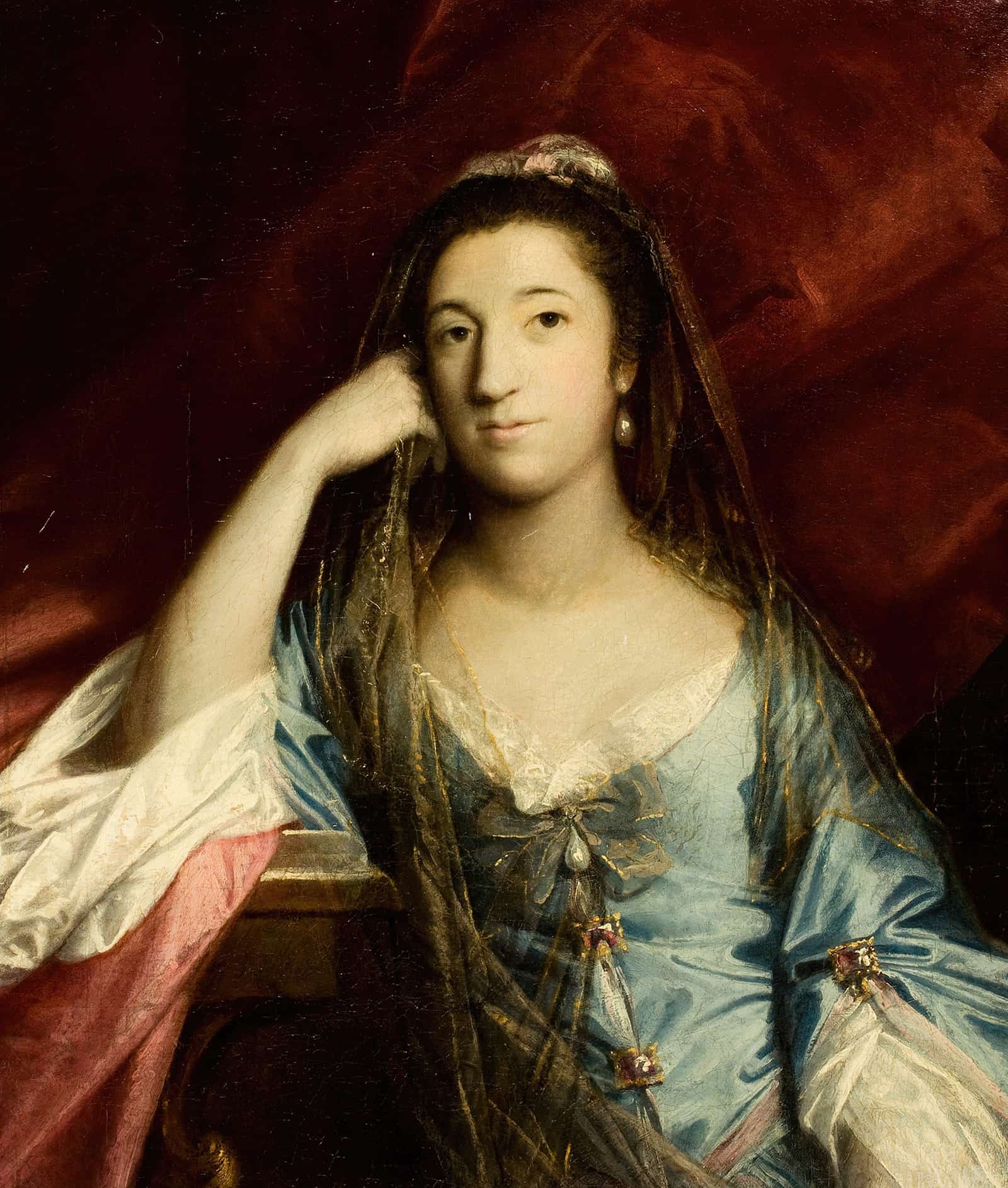 Portrait Of Lady Fortescue Anne Campbell by Sir Joshua Reynolds