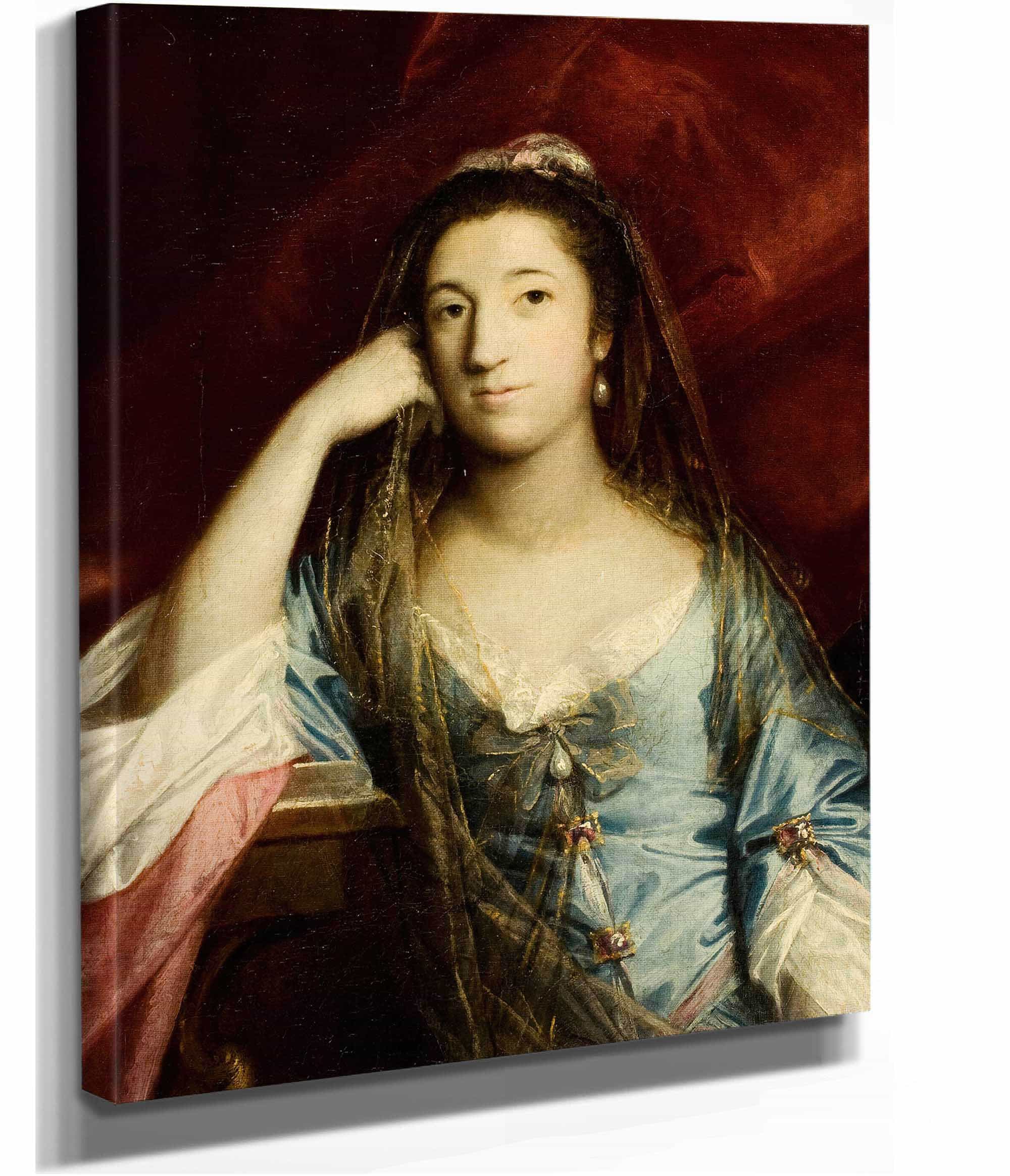 Portrait Of Lady Fortescue Anne Campbell by Sir Joshua Reynolds - Image 2