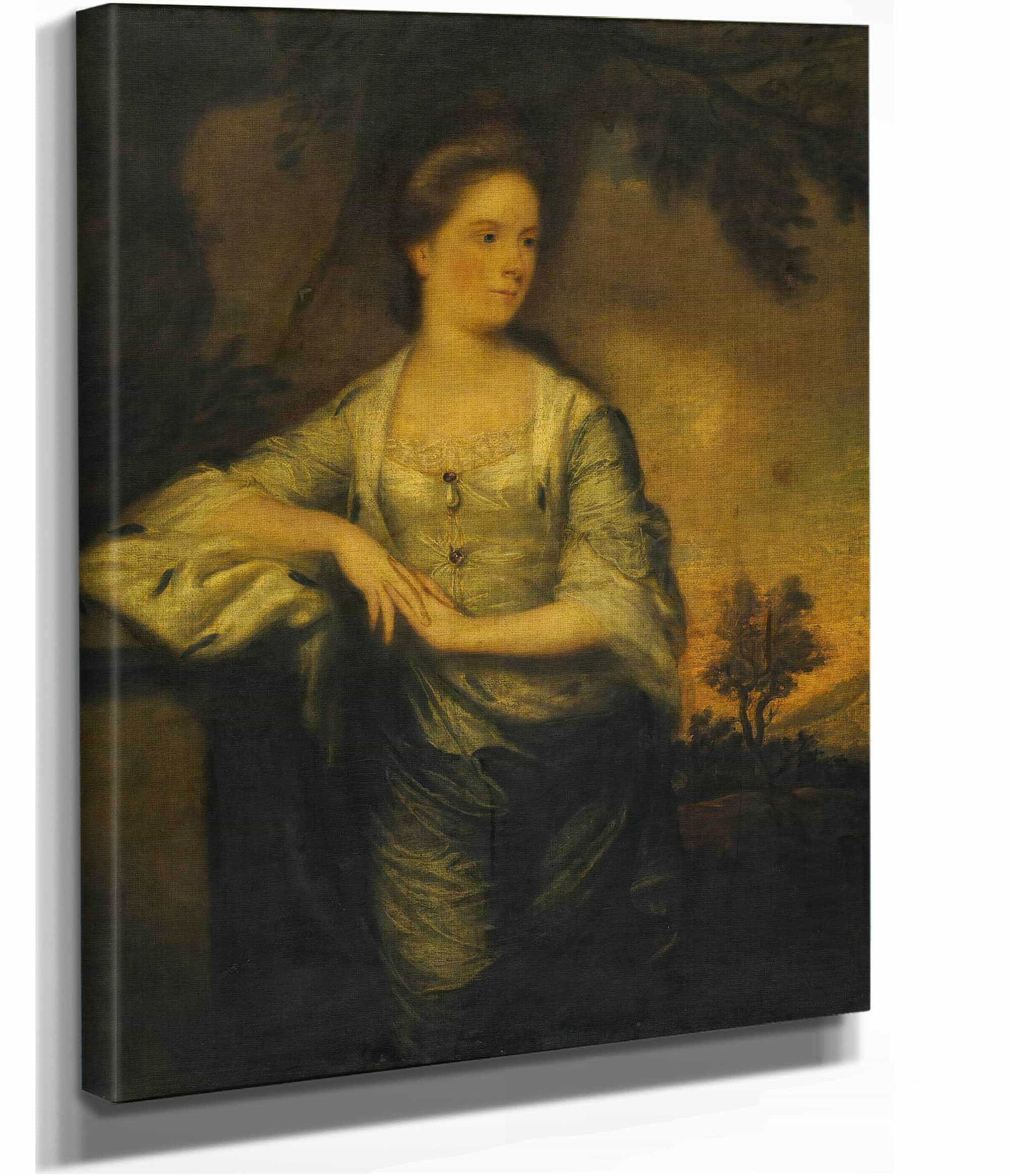 Portrait Of Lady Mary Crosbie by Sir Joshua Reynolds - Image 2