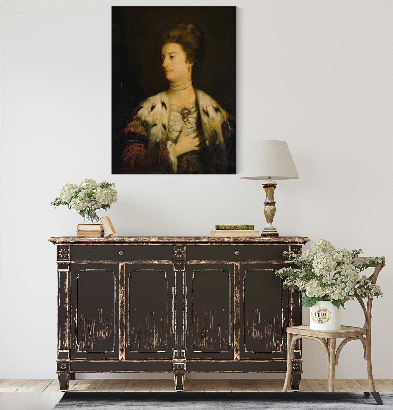 Portrait Of Lady Williams Wynn by Sir Joshua Reynolds - Image 4