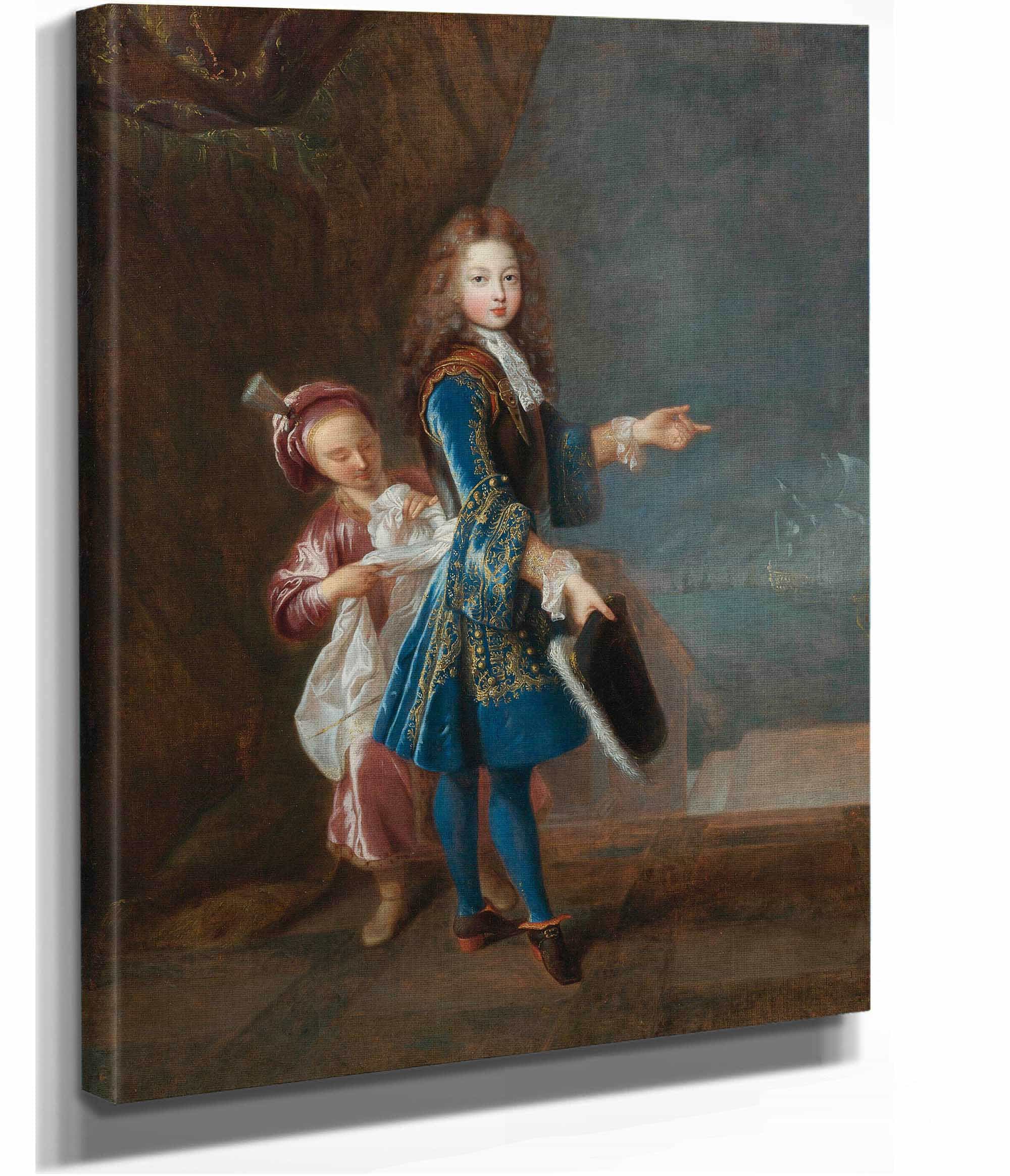 Portrait Of Louis Alexandre De Bourbon Comte De Toulouse by Jean Francois De Troy