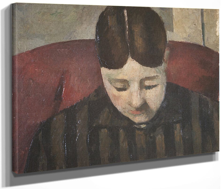 Portrait Of Madame Cezanne 1 By Paul Cezanne