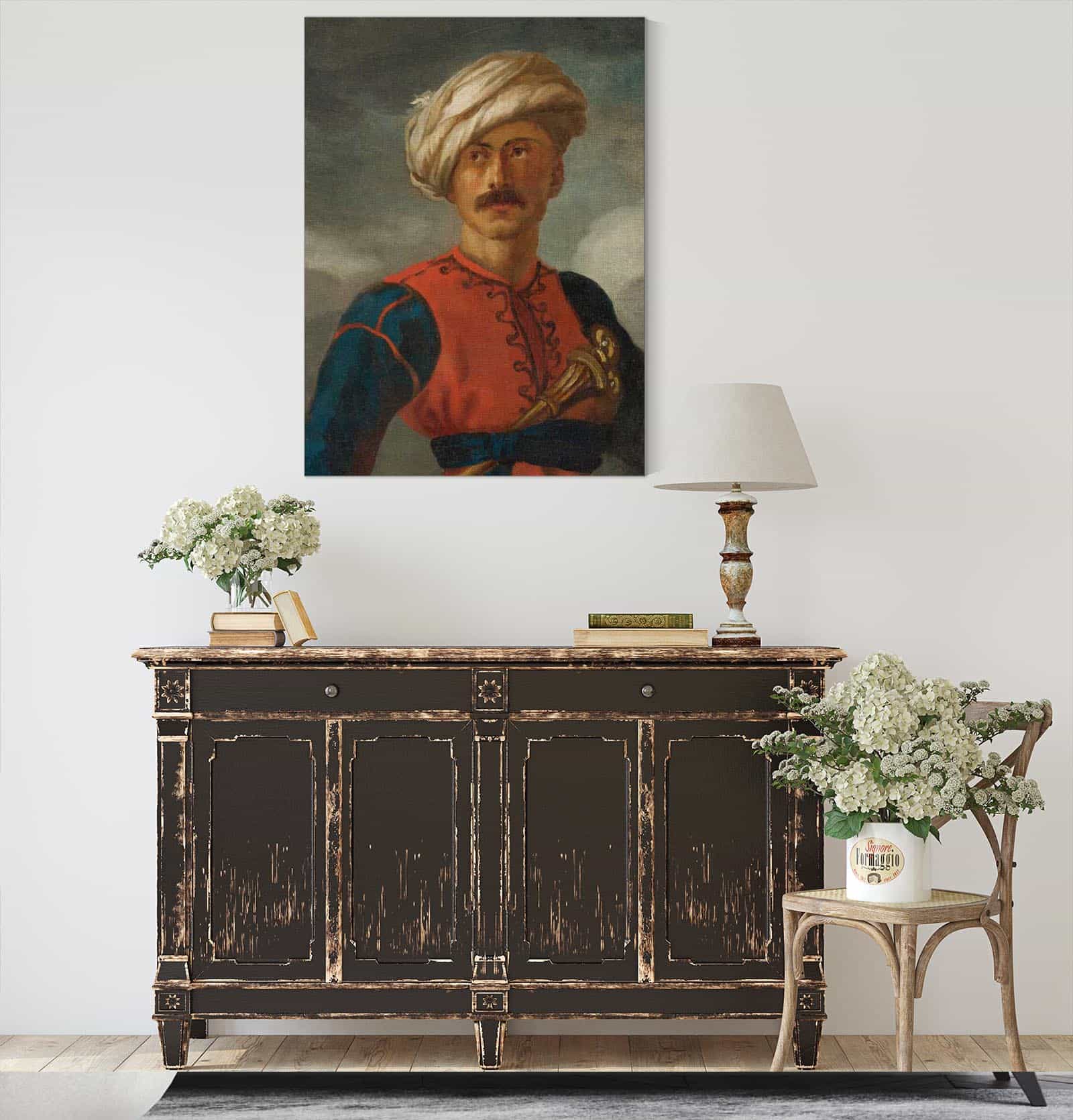 Portrait Of Mameluck The Mameluk Of The Gallery Of Orleans by Theodore Gericault - Image 4