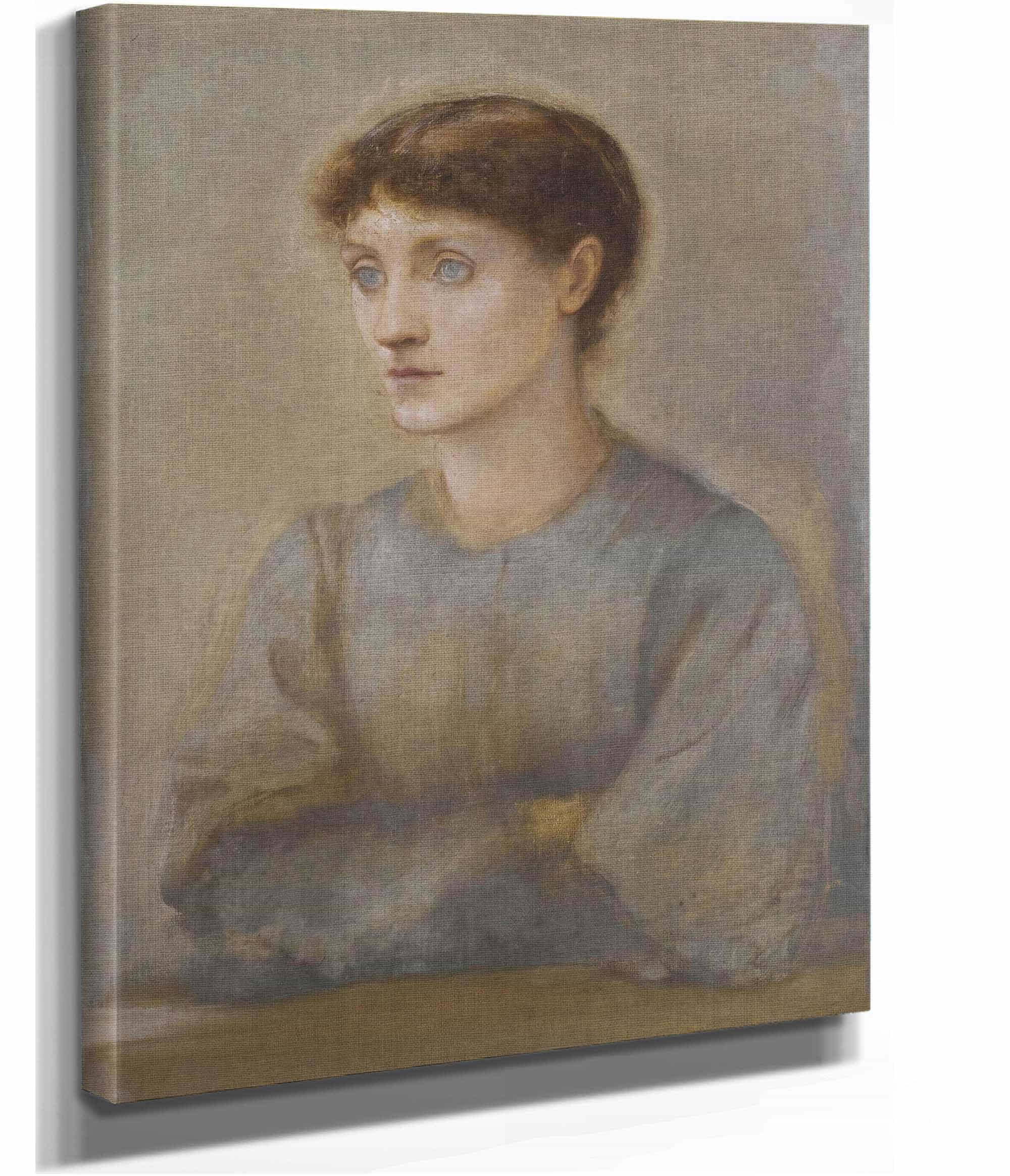 Portrait Of Margaret The Artists Daughter by Sir Edward Coley Burne Jones - Image 2
