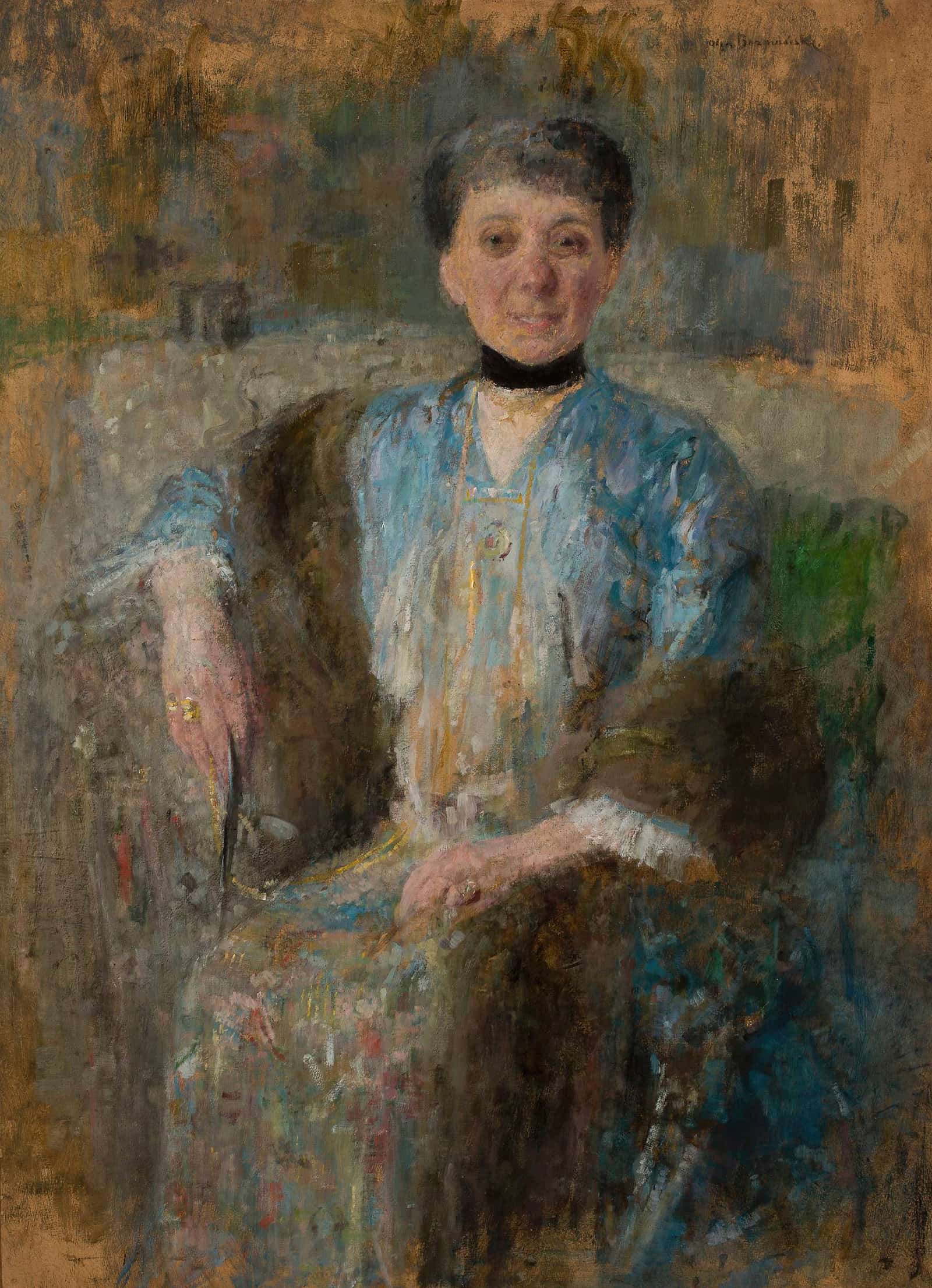 Portrait Of Maria Morzycka by Olga Boznanska