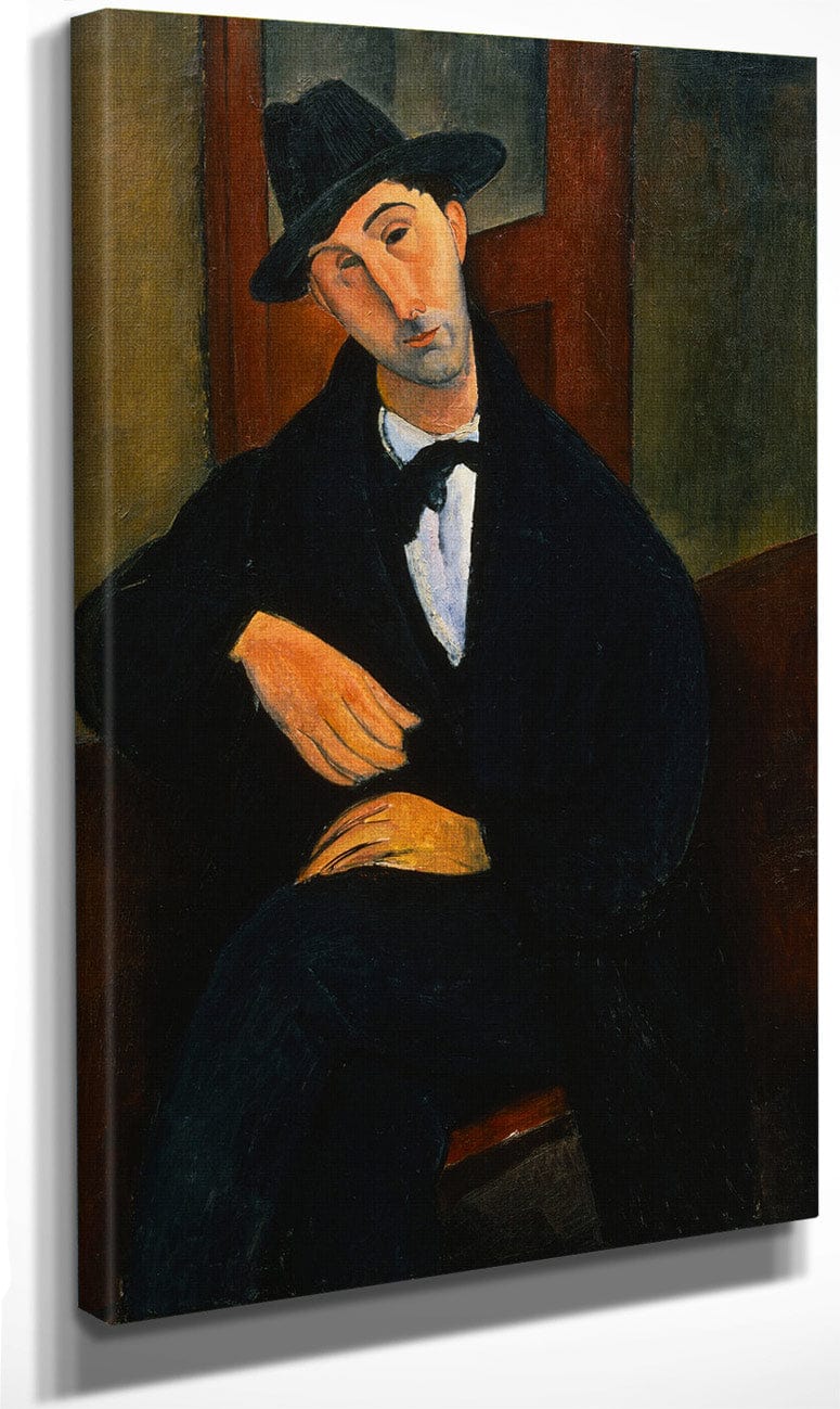 Portrait Of Mario By Amedeo Modigliani