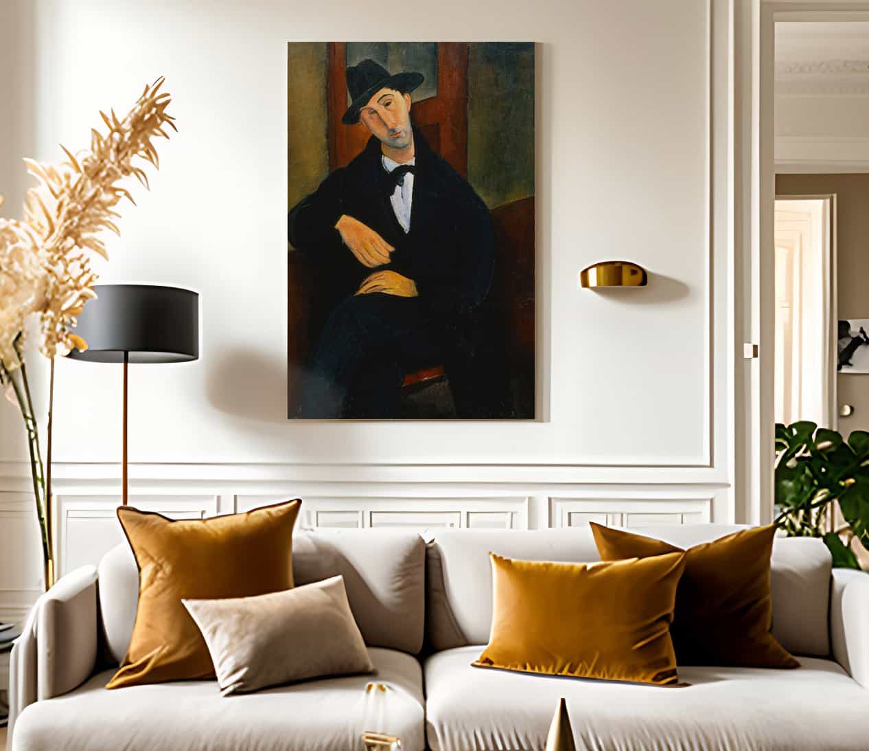 Portrait Of Mario By Amedeo Modigliani - Image 2