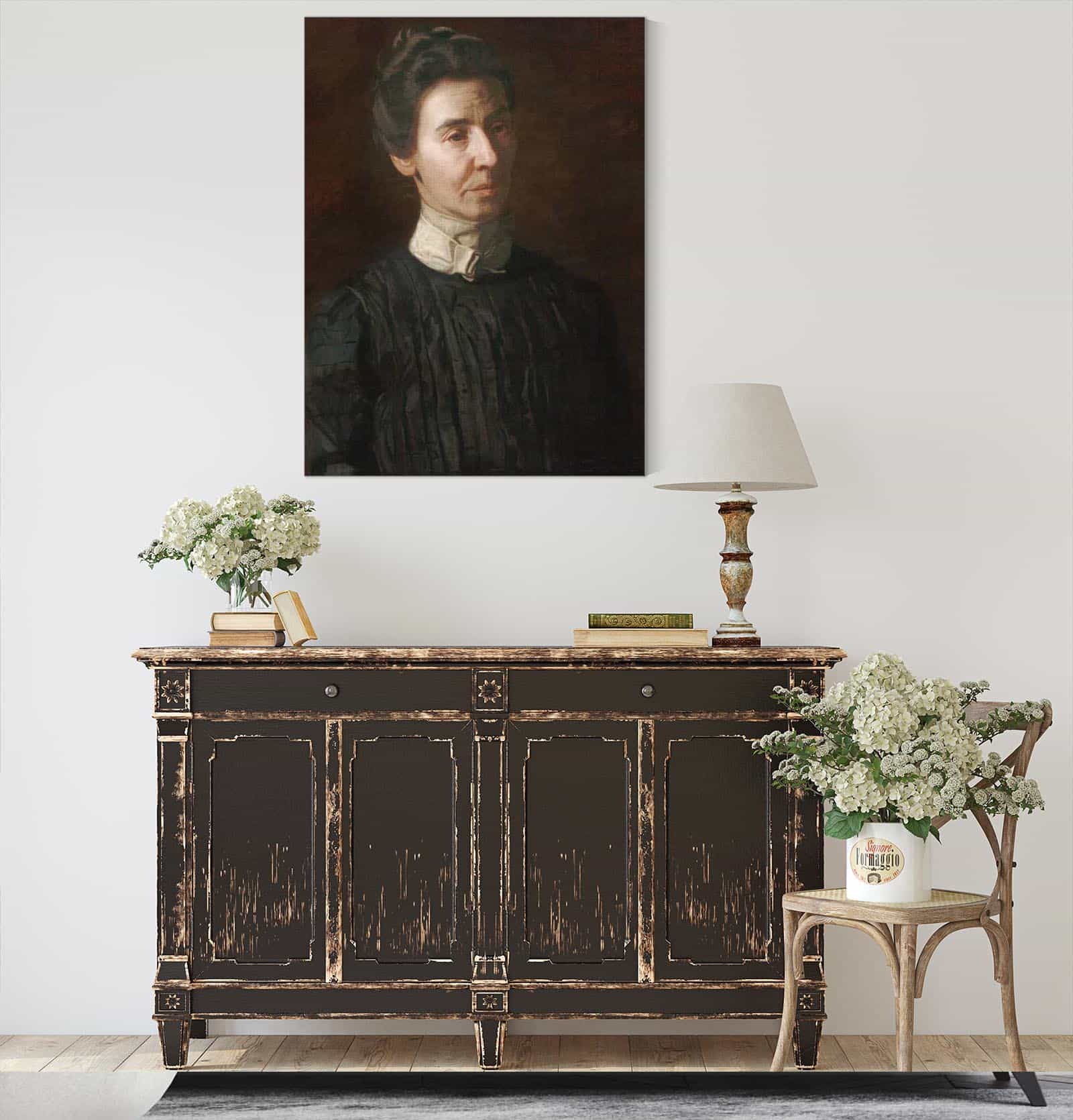 Portrait Of Mary Adeline Williams by Thomas Eakins - Image 4