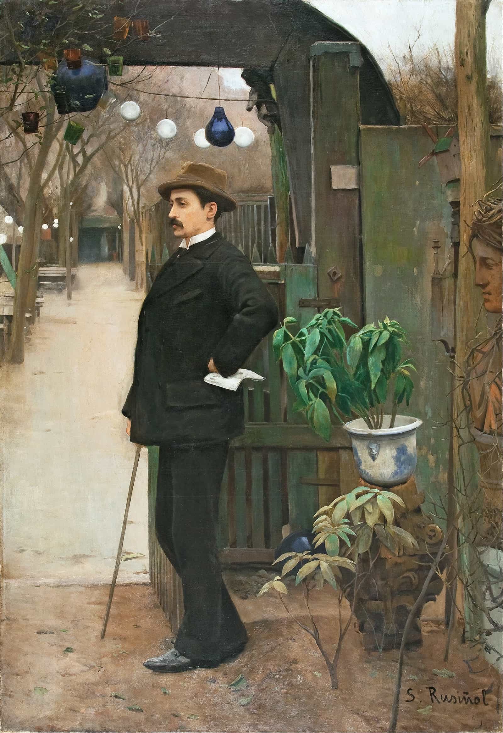 Portrait Of Miquel Utrillo From Until by Santiago Rusinol - Image 2