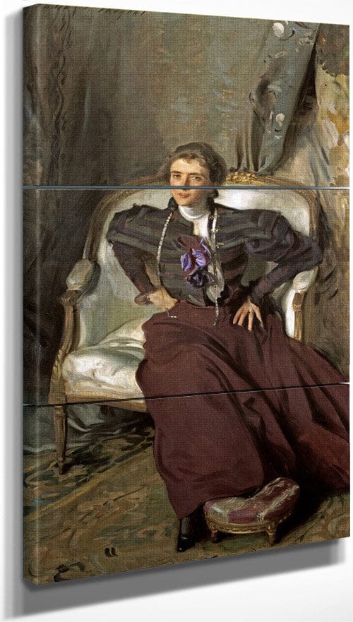 Portrait Of Miss Alice Brisbane Thursby By John Singer Sargent