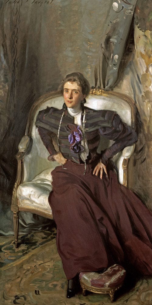 Portrait Of Miss Alice Brisbane Thursby By John Singer Sargent - Image 2