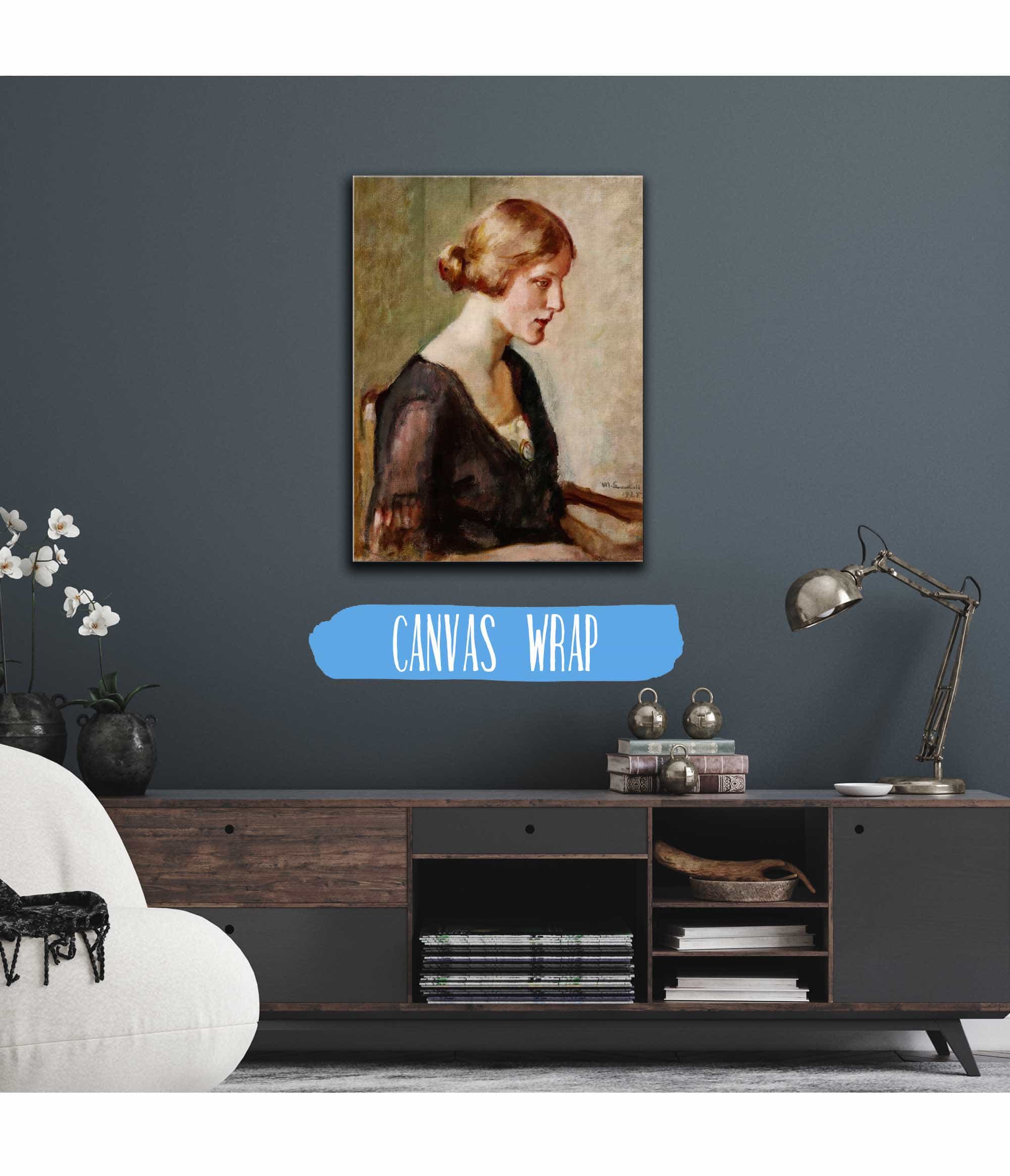 Portrait Of Miss Barbara Lagerborg by Magnus Enckell - Image 3
