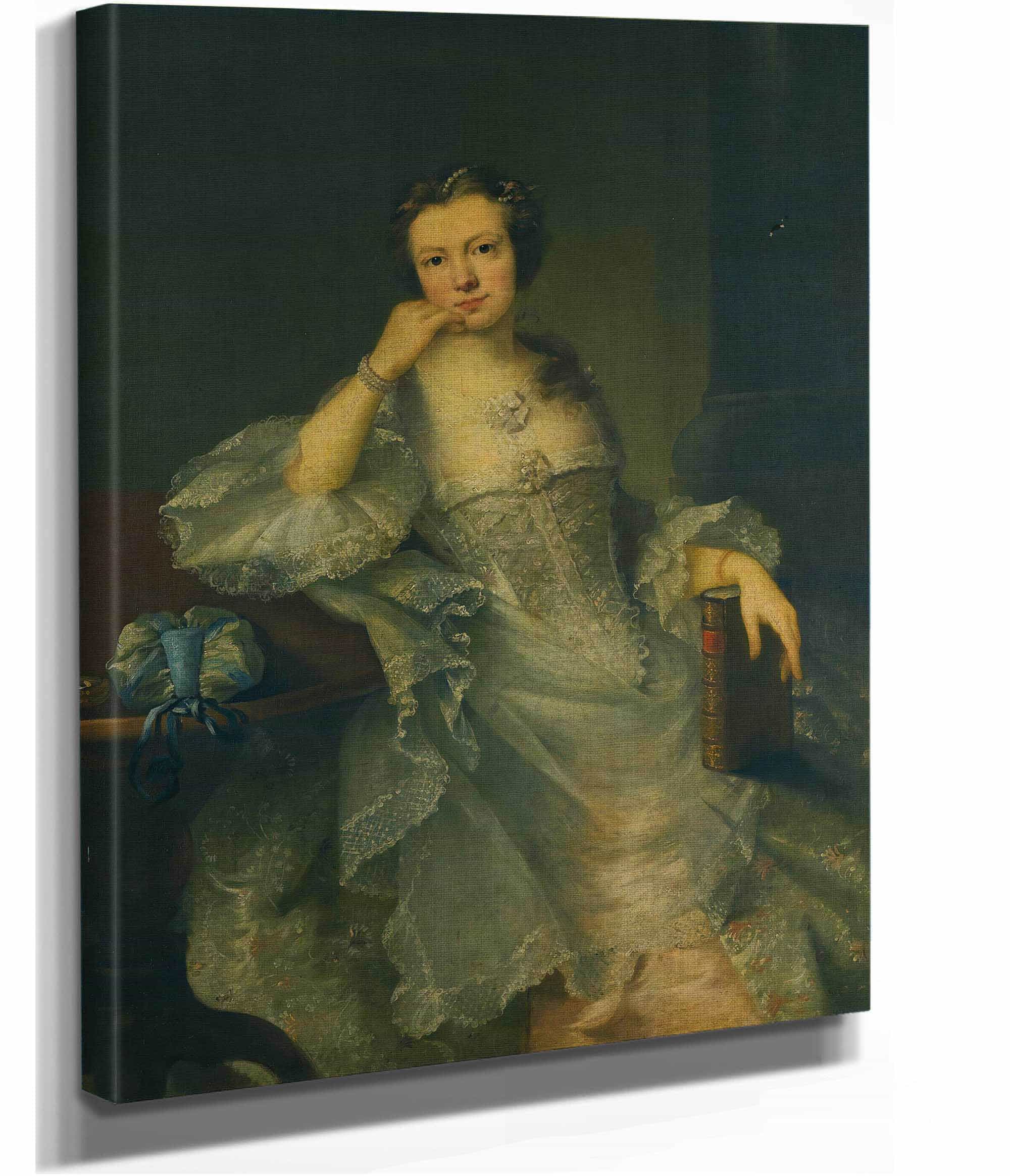 Portrait Of Miss Bullock by Sir Joshua Reynolds - Image 2