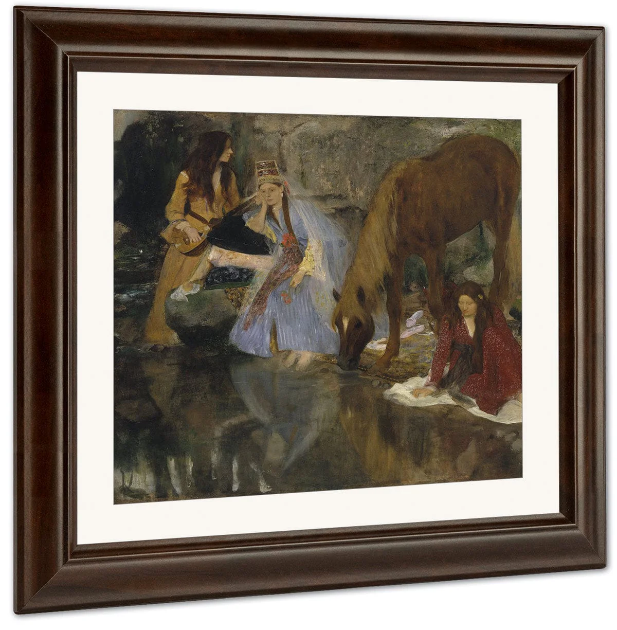 Portrait Of Mlle Fiocre In The Ballet La Source (Portrait De Mlle...E[Ugenie] F[Iocre] À Propos Du Ballet La Source) By Edgar Degas - Image 3