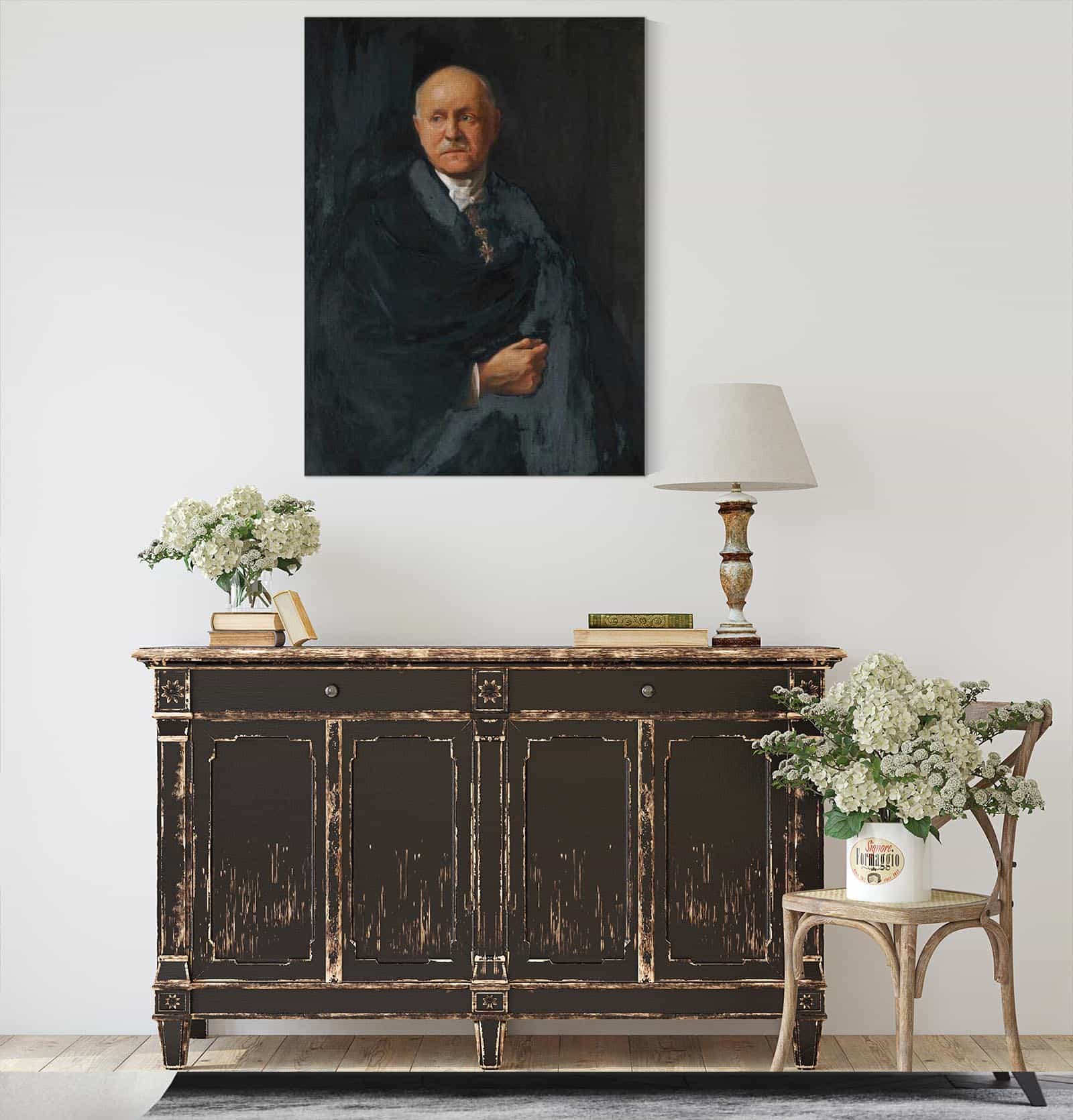 Portrait Of Monsieur Moroni by Philip Alexius De Laszlo - Image 4