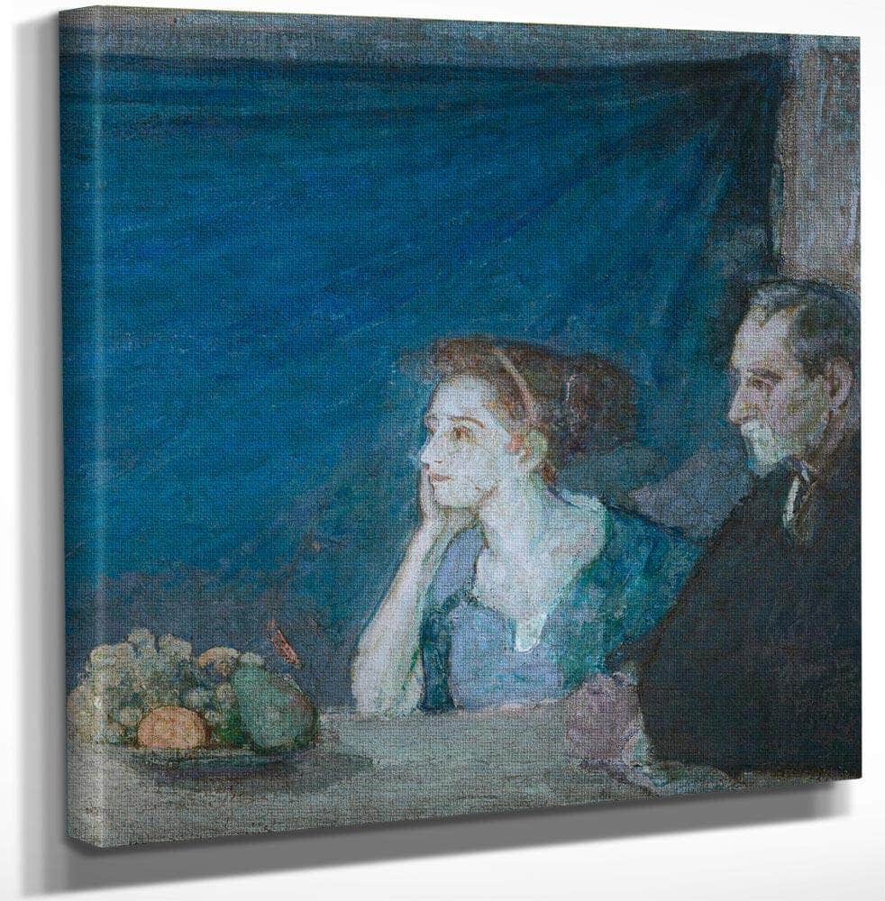 Portrait Of Mr. And Mrs. Atherton Curtis With Still Life By Henry Ossawa Tanner