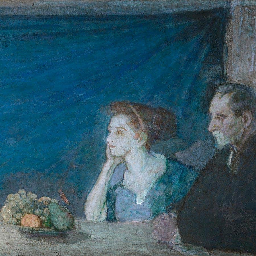 Portrait Of Mr. And Mrs. Atherton Curtis With Still Life By Henry Ossawa Tanner - Image 5