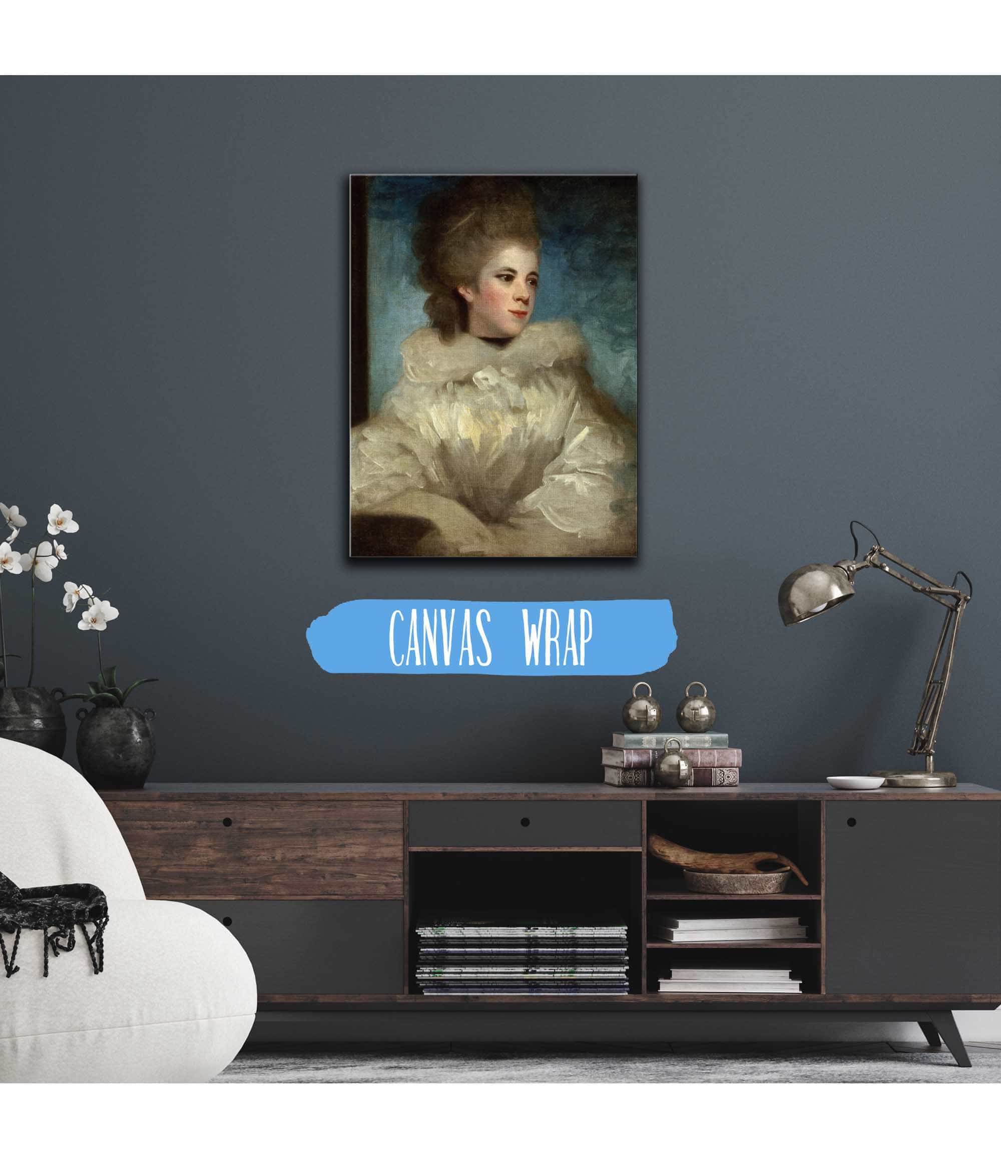 Portrait Of Mrs Abington by Sir Joshua Reynolds - Image 3