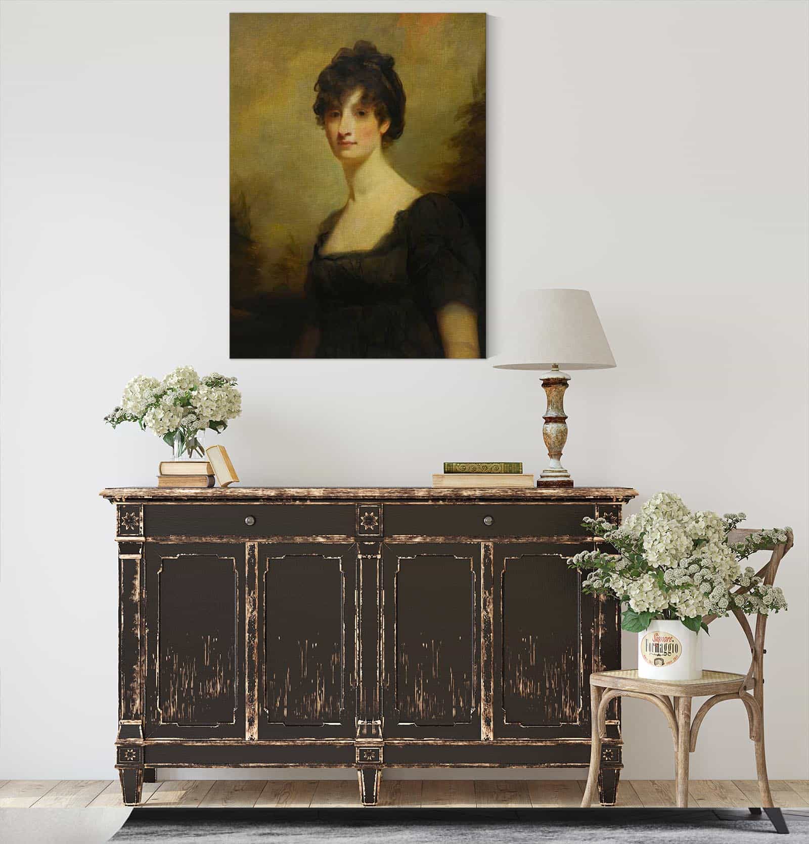 Portrait Of Mrs Blair by Sir Henry Raeburn - Image 4