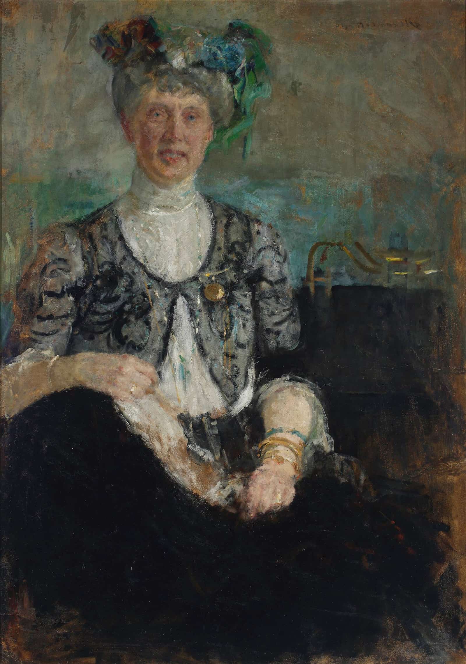 Portrait Of Mrs Buyko by Olga Boznanska