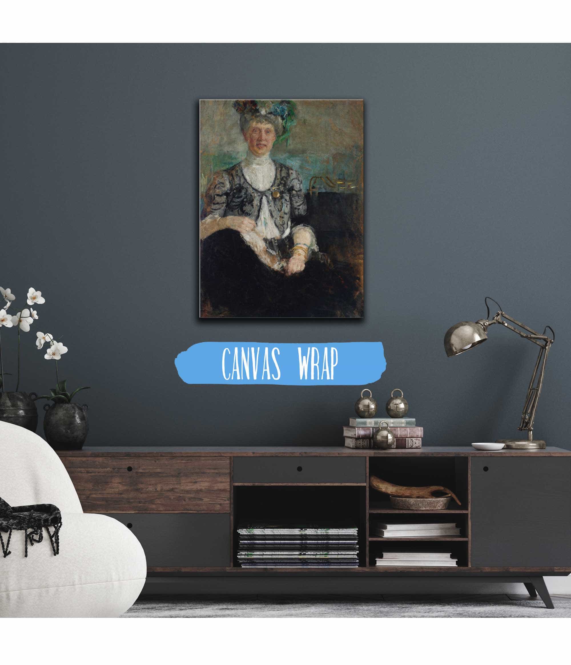 Portrait Of Mrs Buyko by Olga Boznanska - Image 3