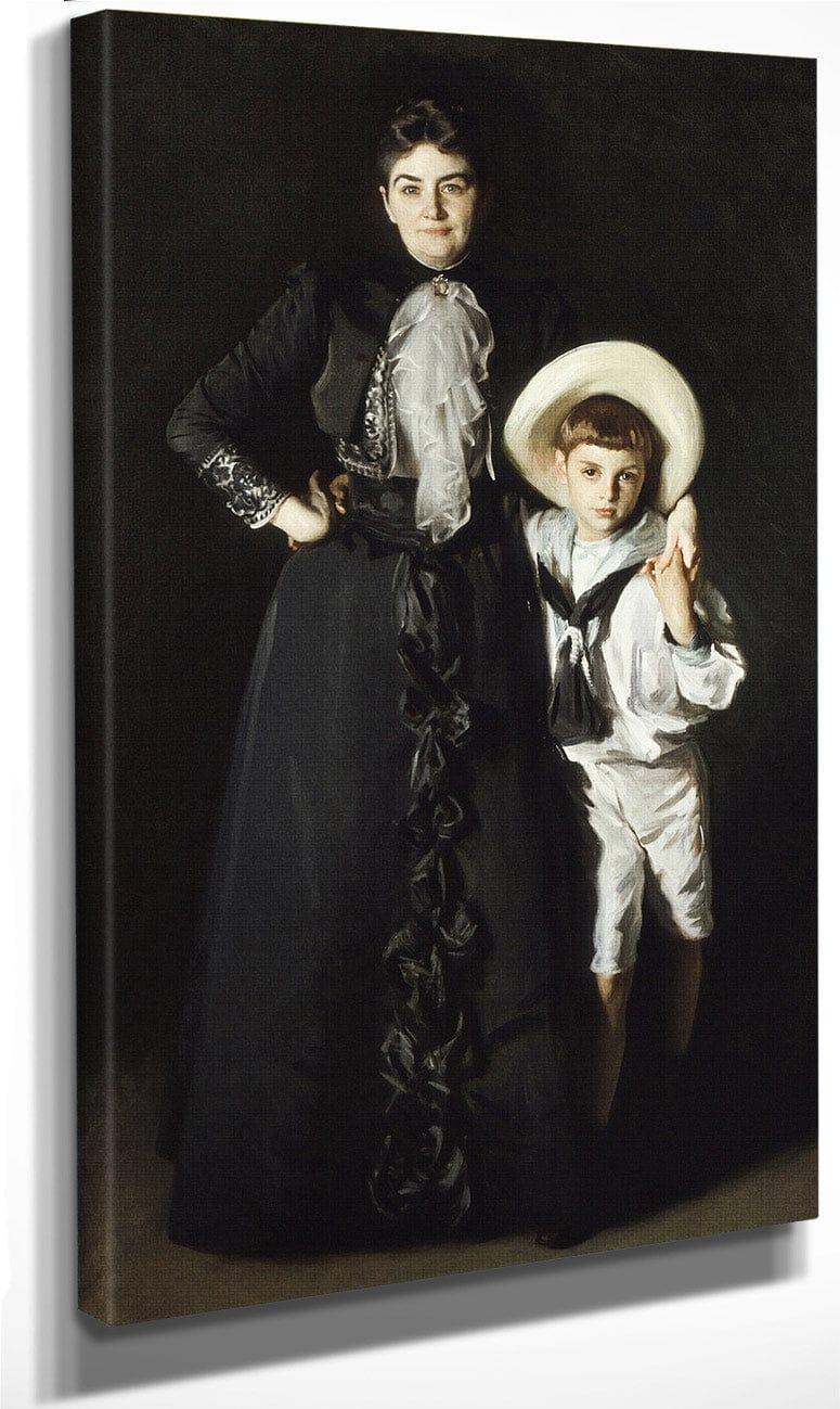 Portrait Of Mrs. Edward L. Davis And Her Son, Livingston Davis By John Singer Sargent