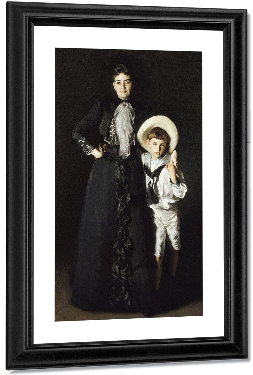 Portrait Of Mrs. Edward L. Davis And Her Son, Livingston Davis By John Singer Sargent - Image 2