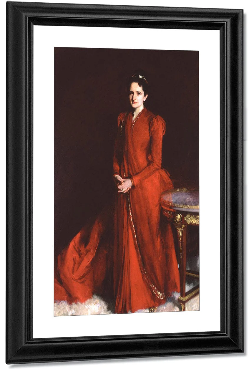 Portrait Of Mrs. Elliot Fitch Shepard (Margaret Louisa Vanderbilt) By John Singer Sargent - Image 2