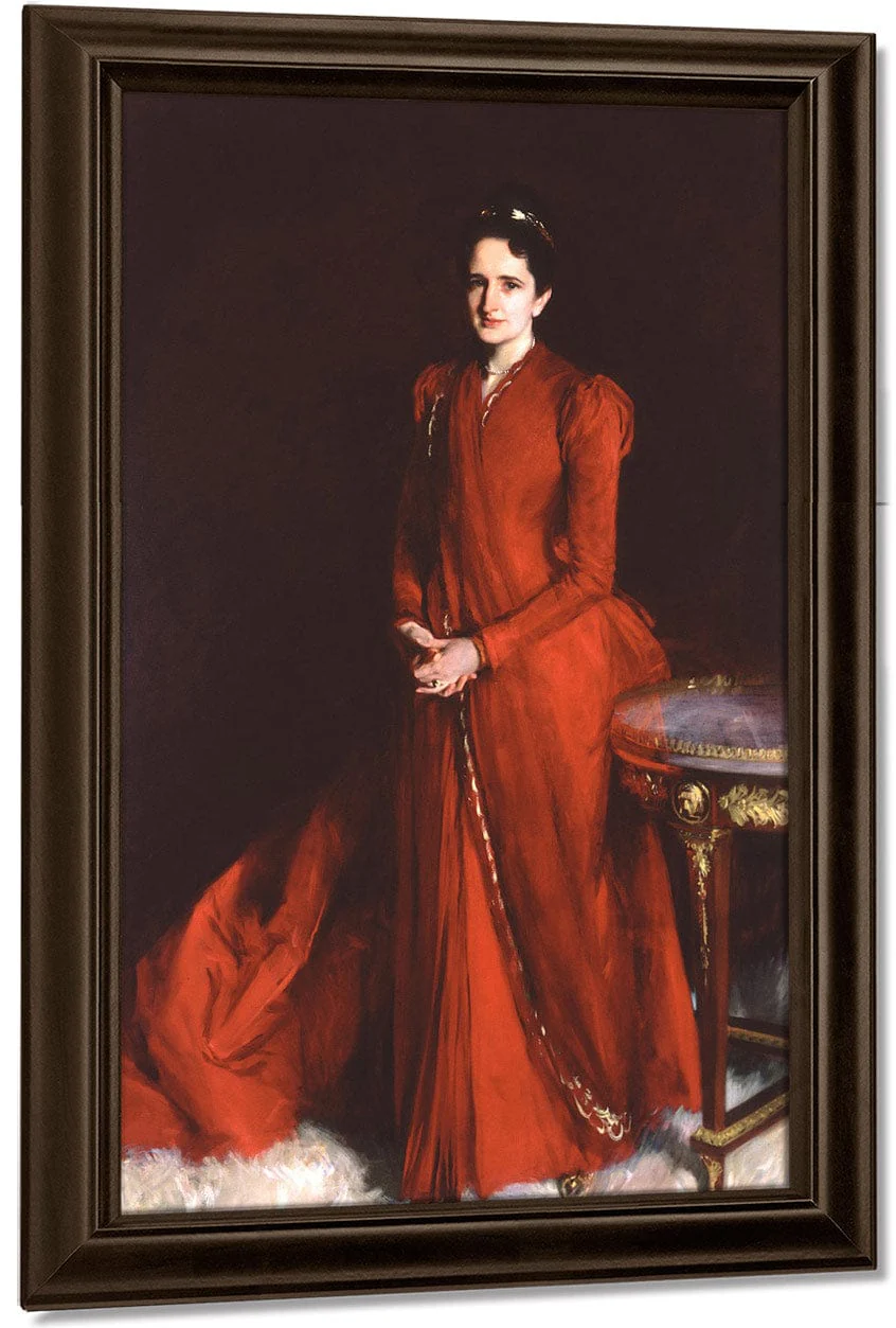 Portrait Of Mrs. Elliot Fitch Shepard (Margaret Louisa Vanderbilt) By John Singer Sargent - Image 4