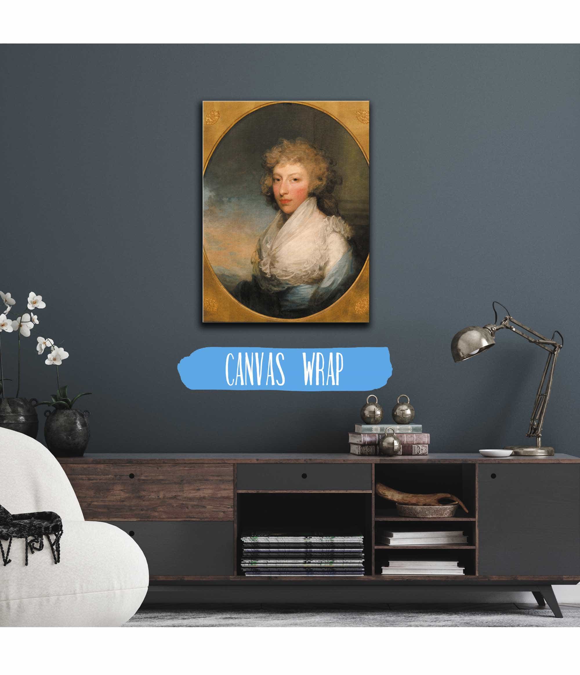 Portrait Of Mrs Gabriel Manigault by Gilbert Stuart - Image 3