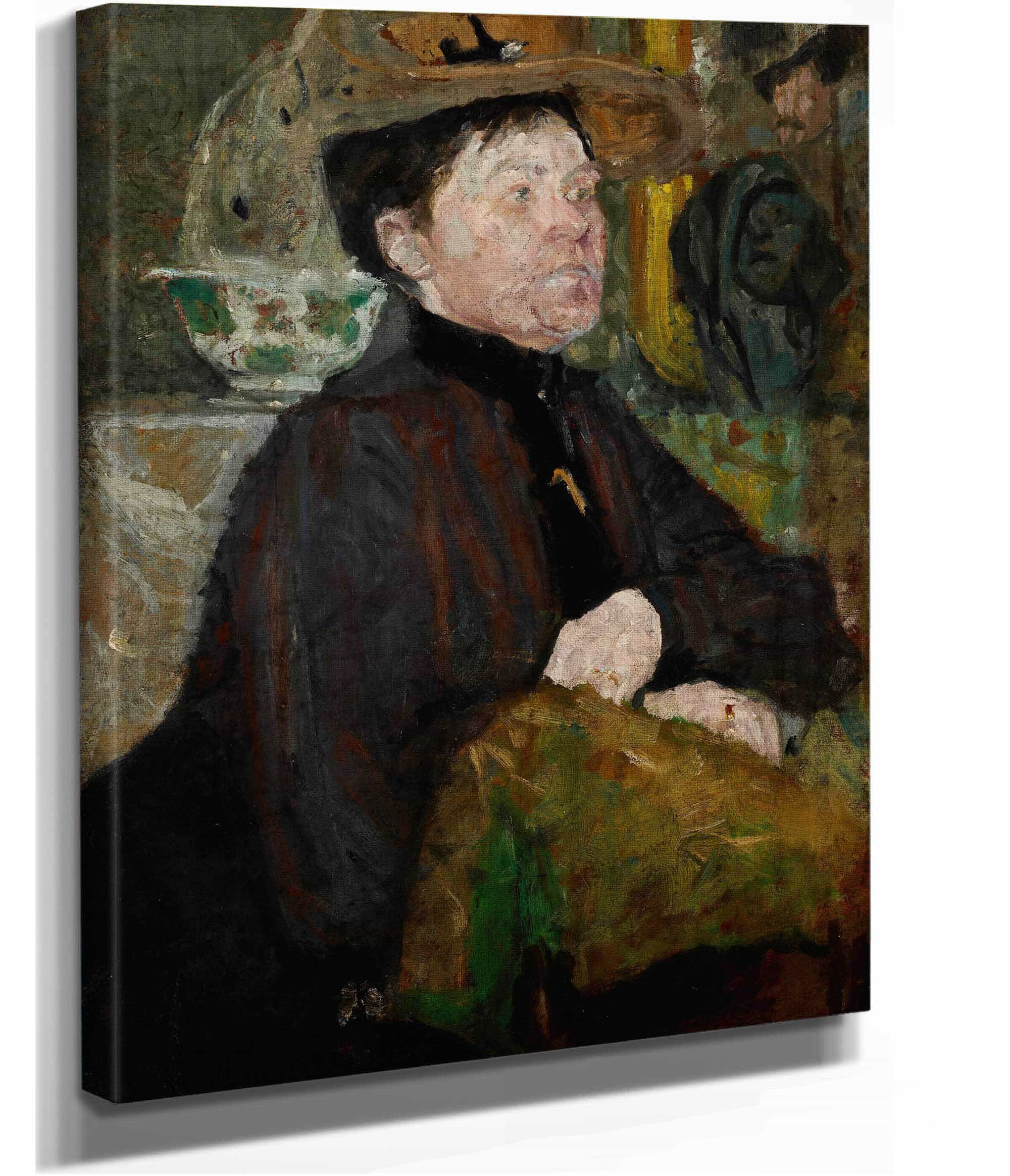 Portrait Of Mrs Getter by Olga Boznanska - Image 2