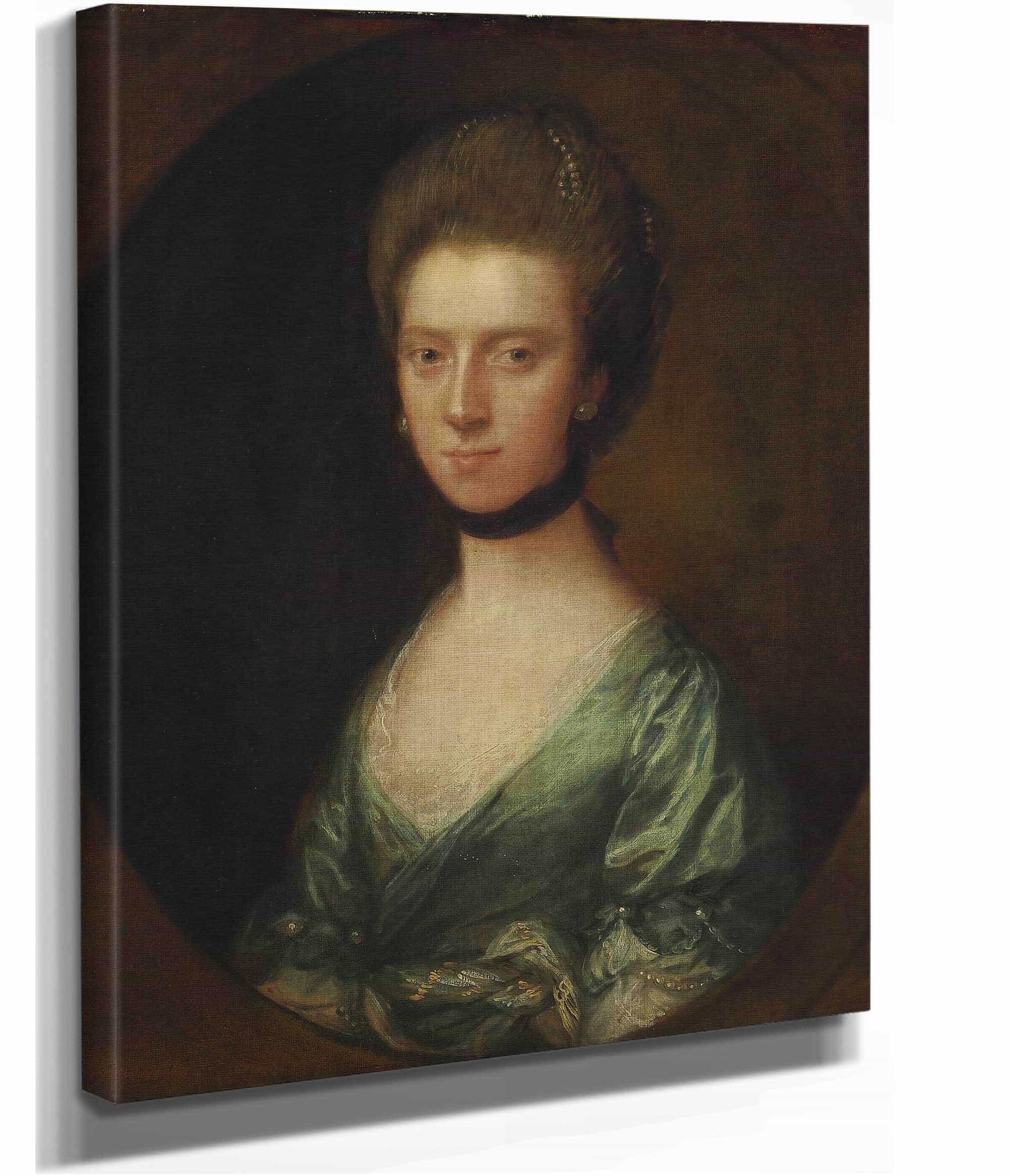 Portrait Of Mrs Isaac Elton by Thomas Gainsborough - Image 2