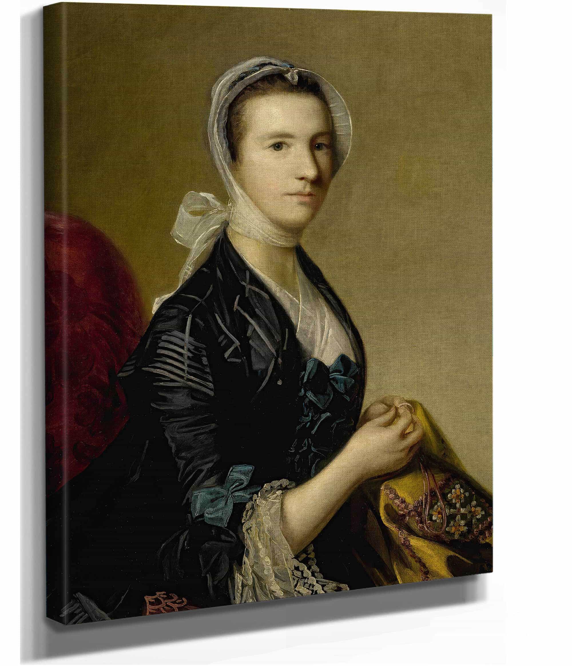 Portrait Of Mrs Jubb by Sir Joshua Reynolds - Image 2
