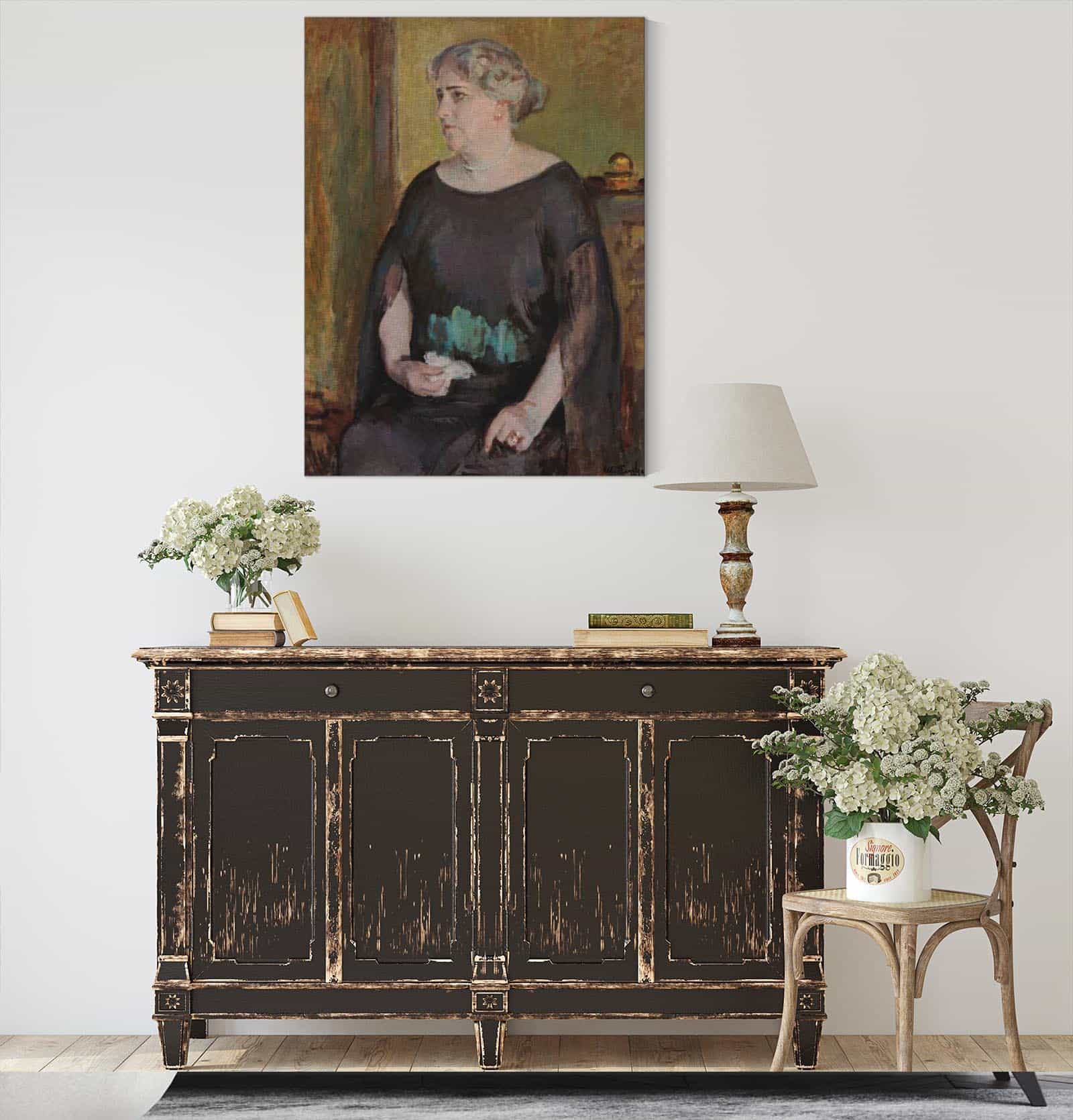 Portrait Of Mrs Lydia Keirkner by Magnus Enckell - Image 4