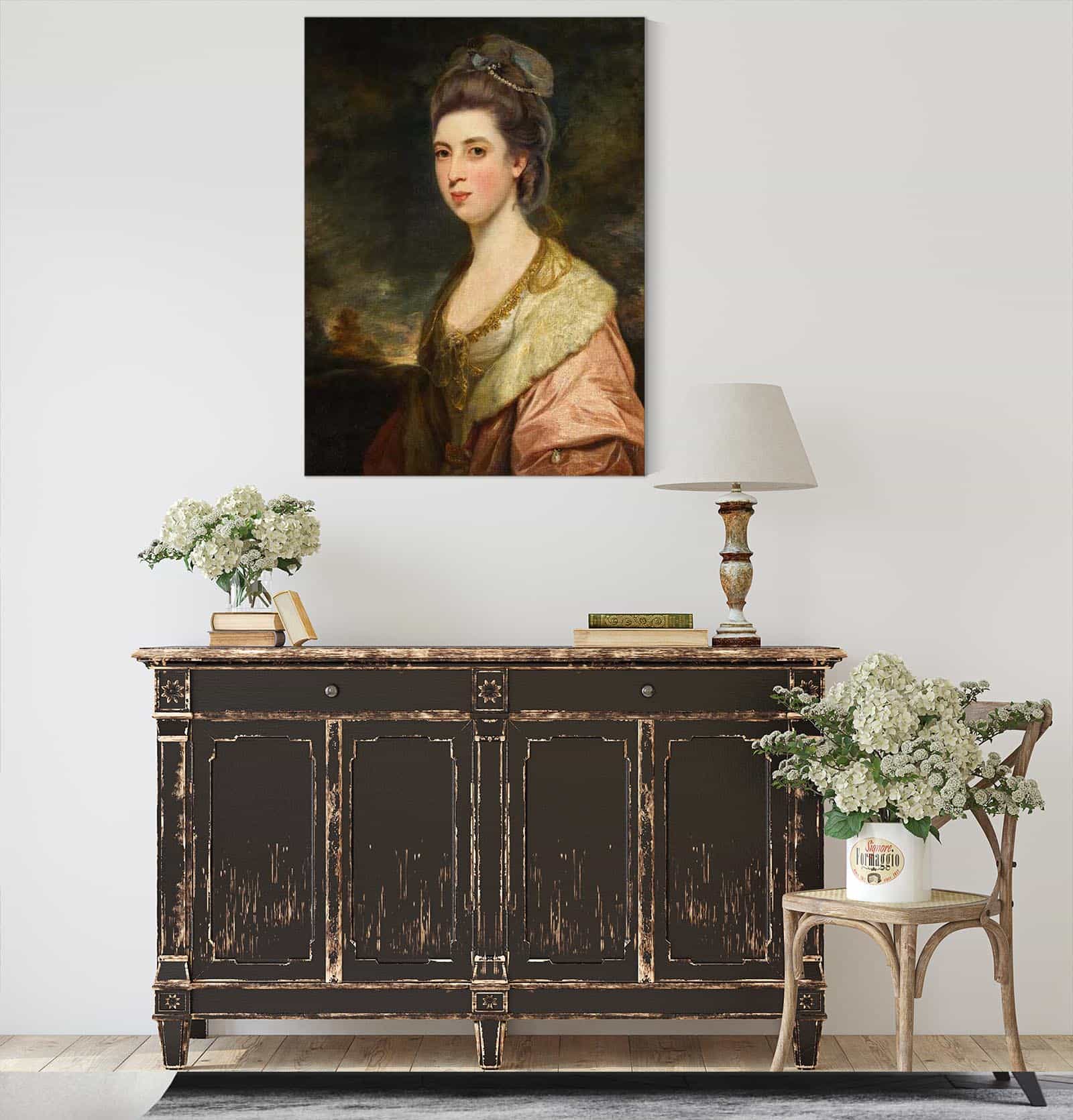 Portrait Of Mrs Richard Pennant by Sir Joshua Reynolds - Image 4