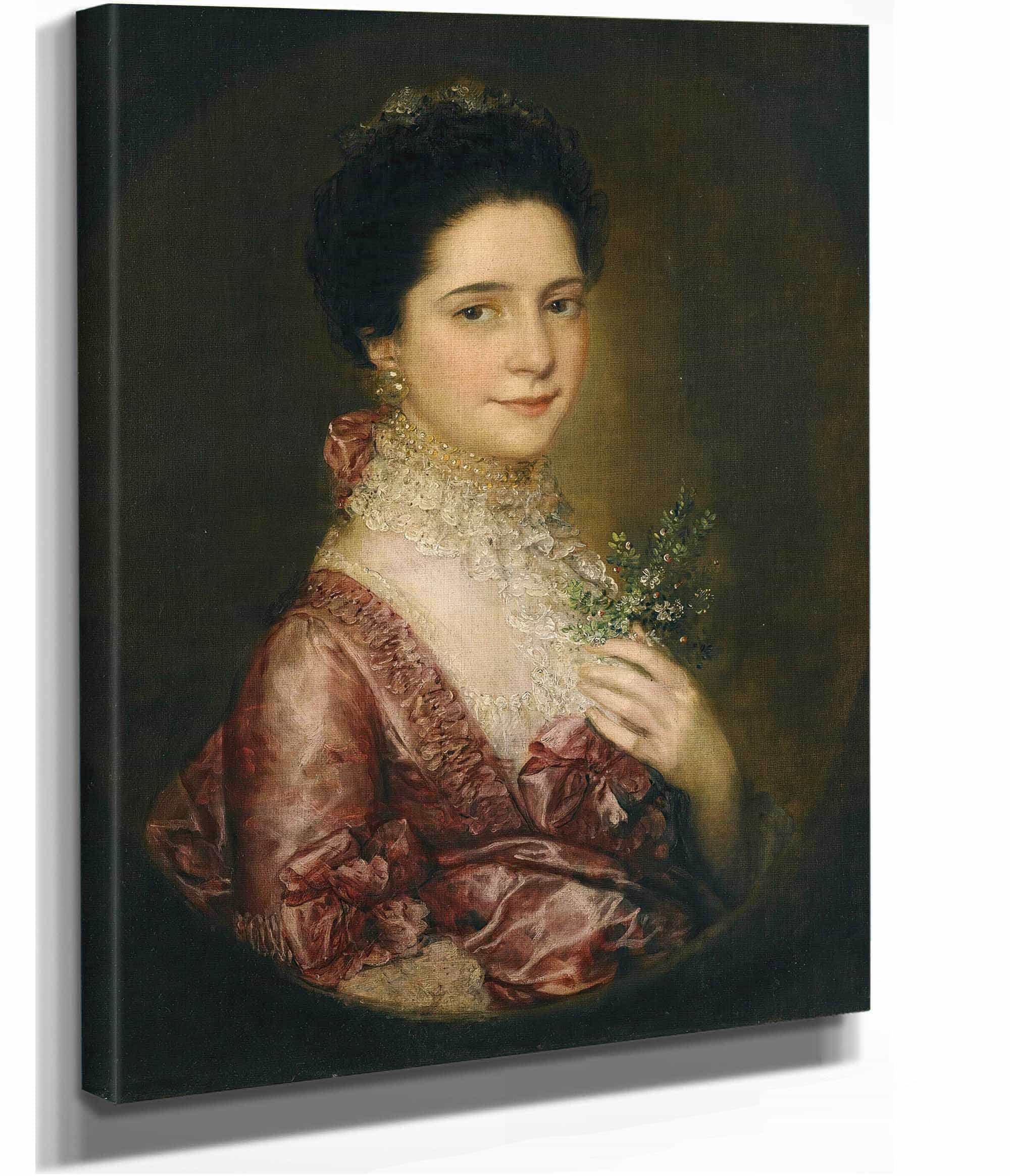 Portrait Of Mrs Richards by Thomas Gainsborough - Image 2