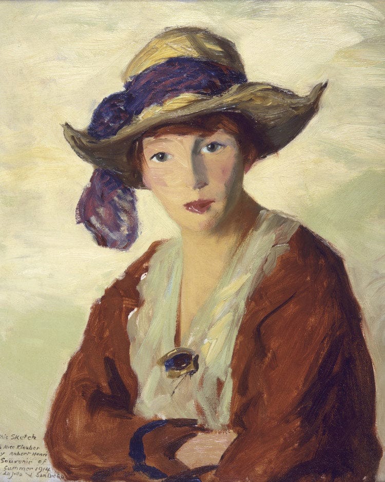 Portrait Of Mrs. Robert Henri By Robert Henri - Image 6