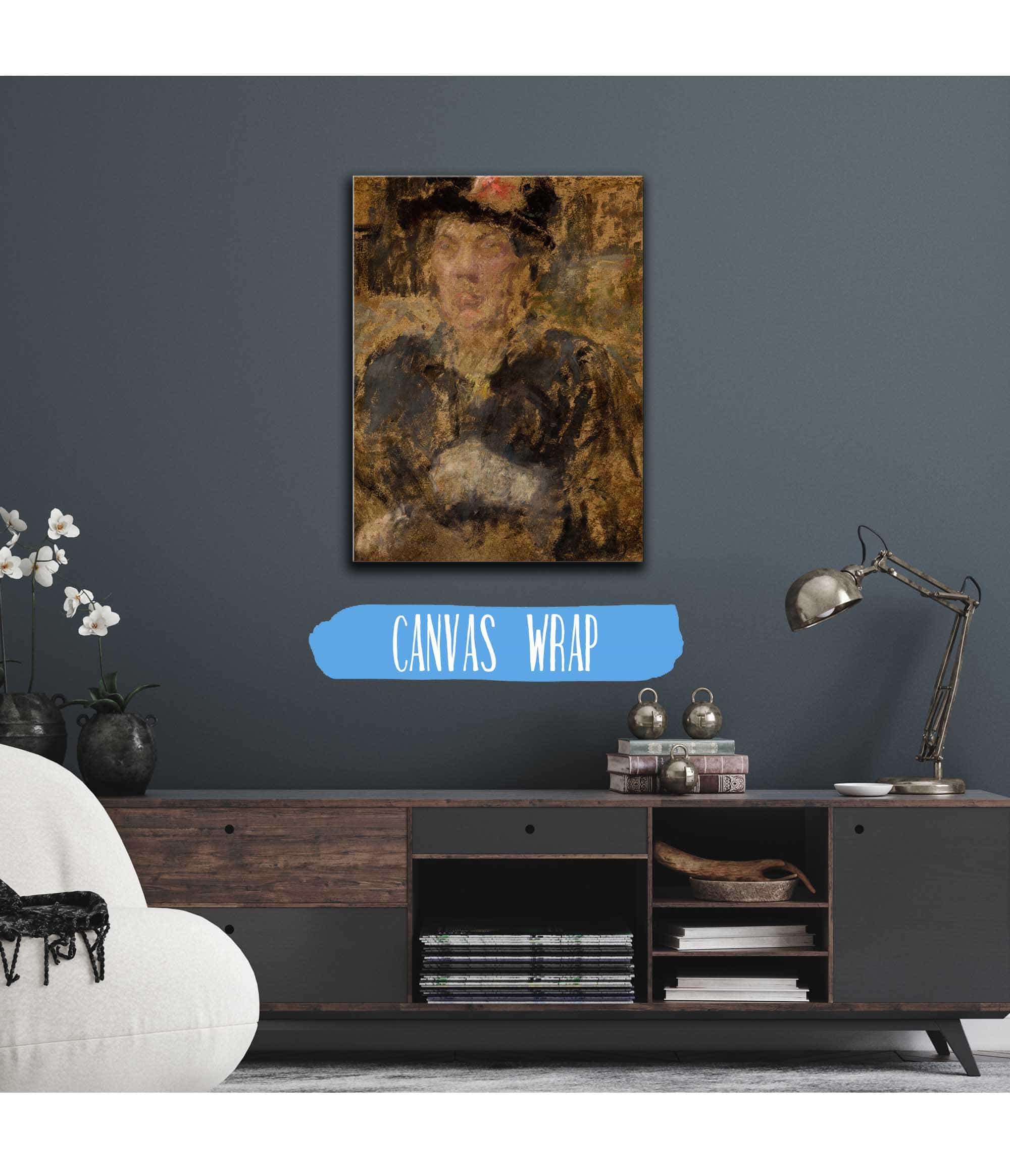 Portrait Of Mrs Roubaud by Olga Boznanska - Image 3