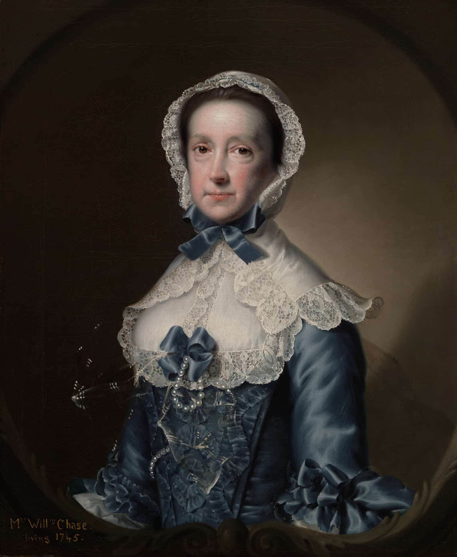 Portrait Of Mrs William Chase Sr by Joseph Wright Of Derby - Image 2