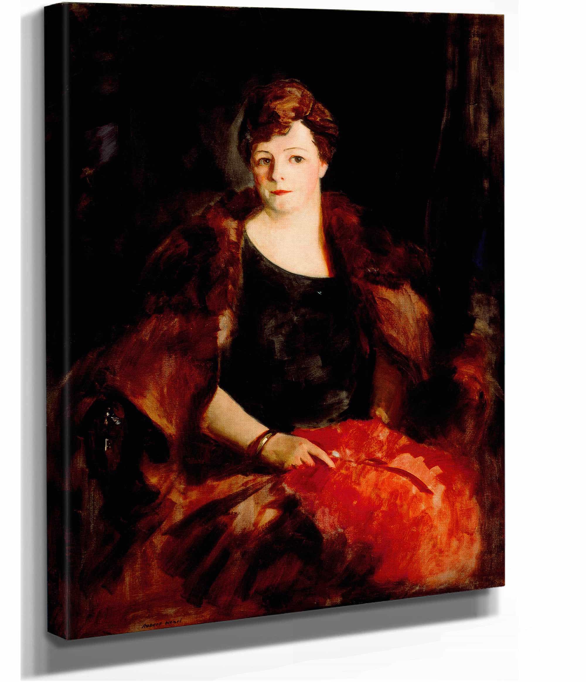 Portrait Of Mrs William Preston Harrison by Robert Henri - Image 2