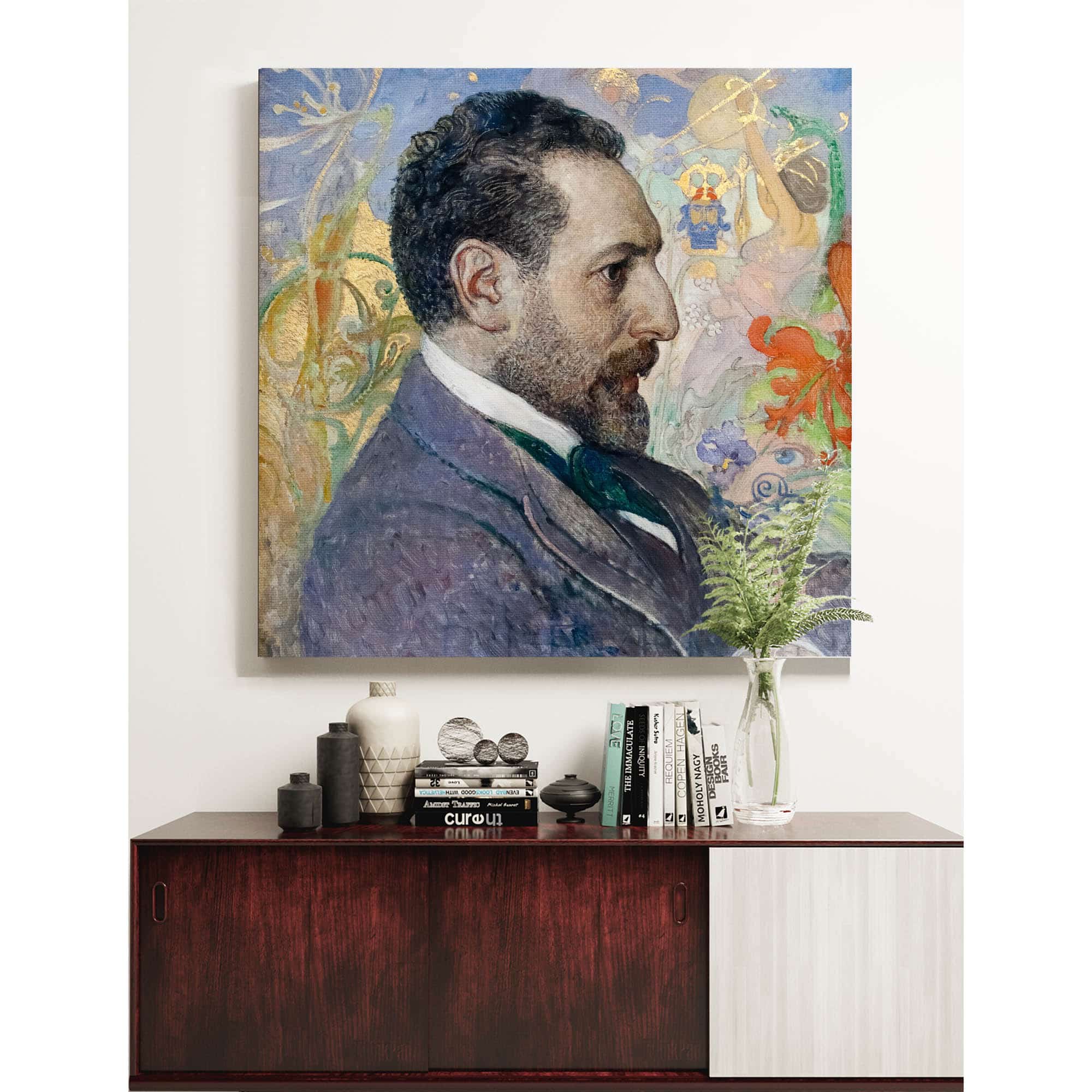 Portrait Of Oscar Levertin by Carl Larsson - Image 5