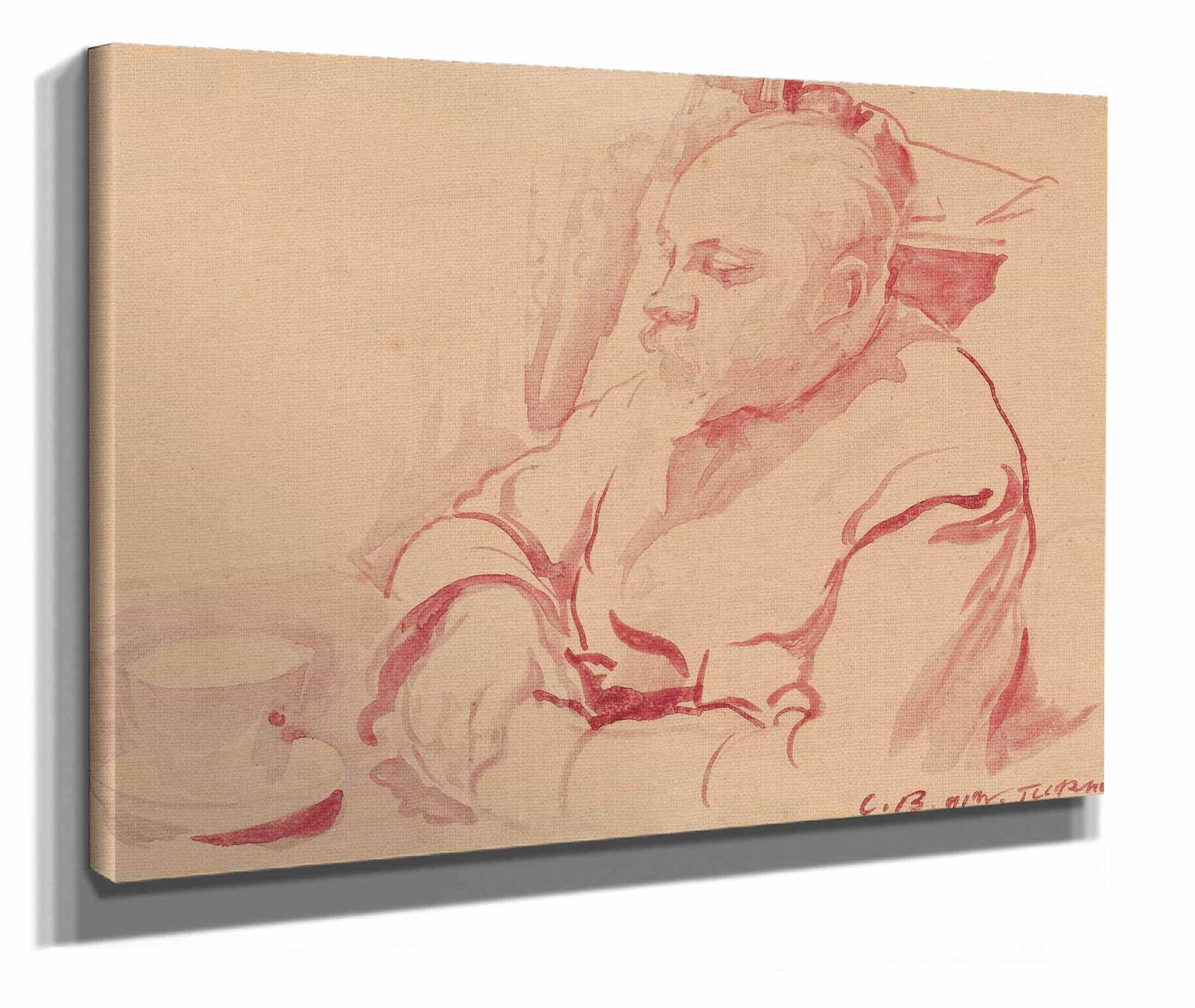 Portrait Of Painter Nikolay V Sklifosovsky by Zygmunt Waliszewski - Image 2