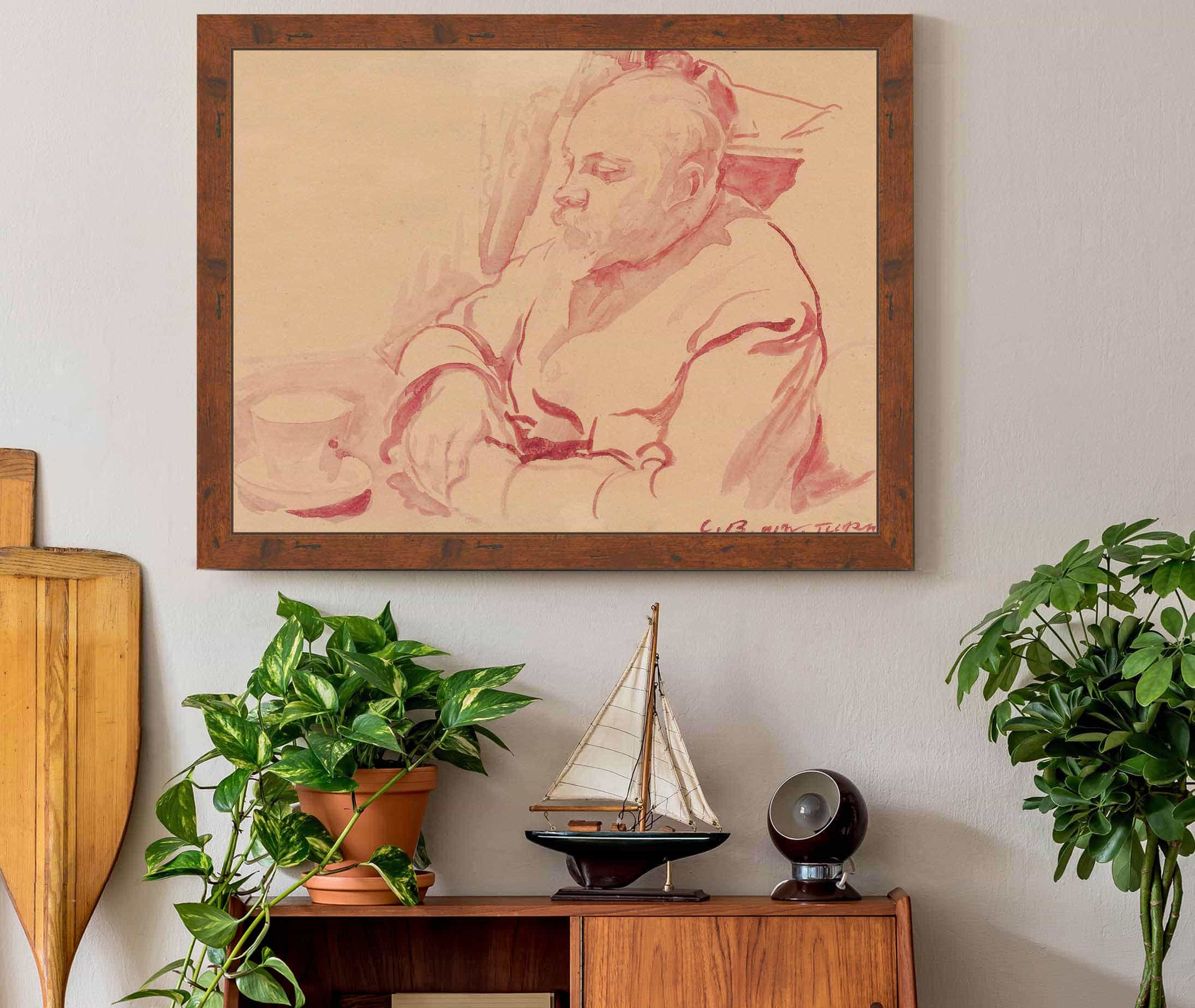Portrait Of Painter Nikolay V Sklifosovsky by Zygmunt Waliszewski - Image 3