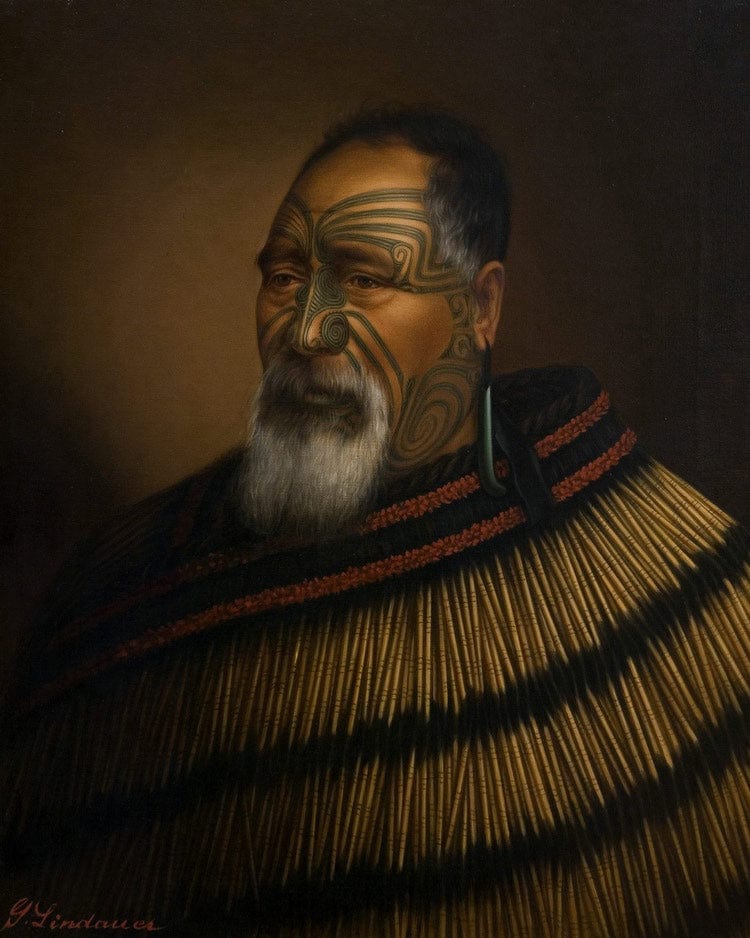 Portrait Of Paora Tuhaere 1895 By Gottfried Lindauer - Image 6