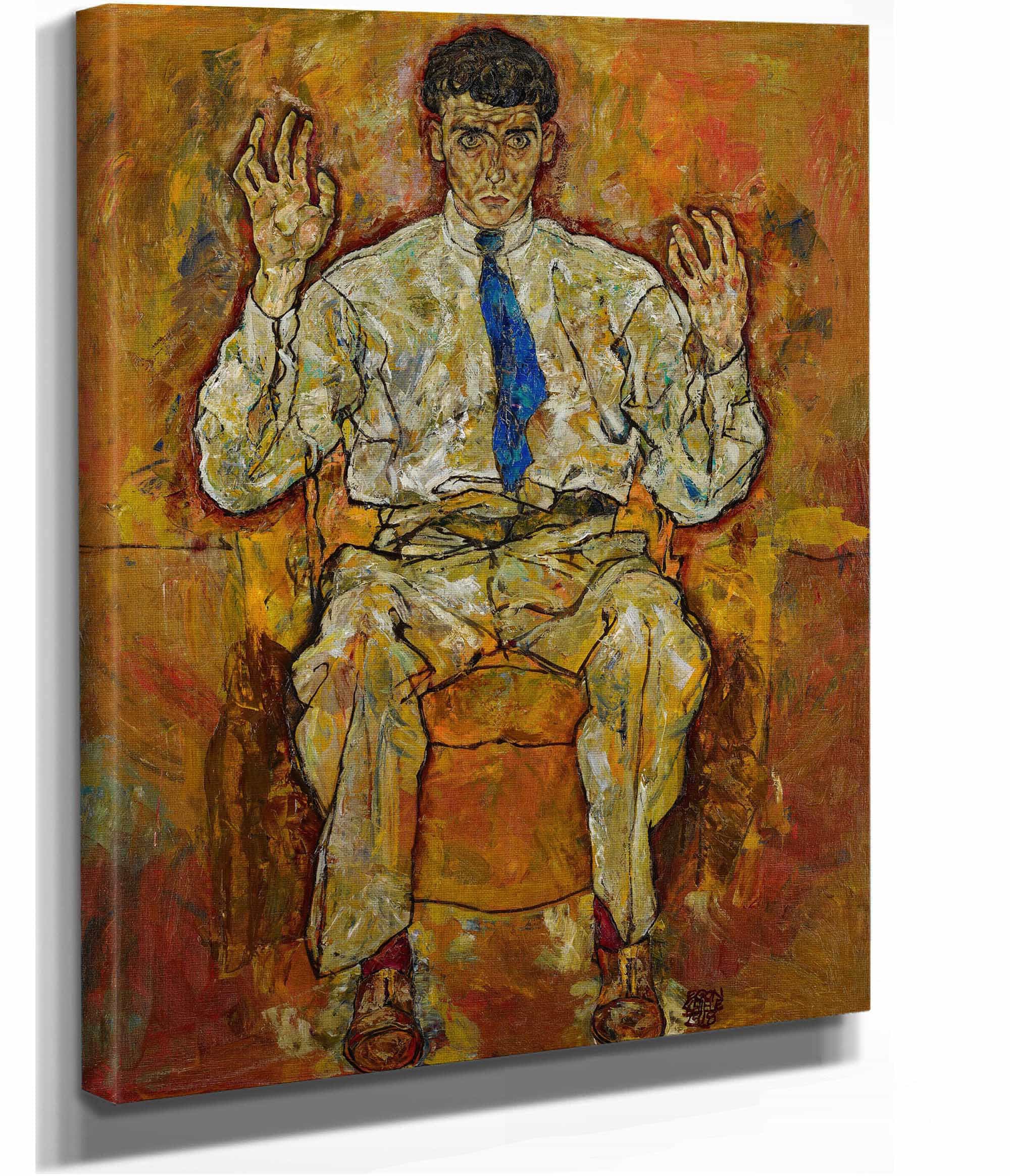 Portrait Of Paris Von Gutersloh  by Egon Schiele - Image 2
