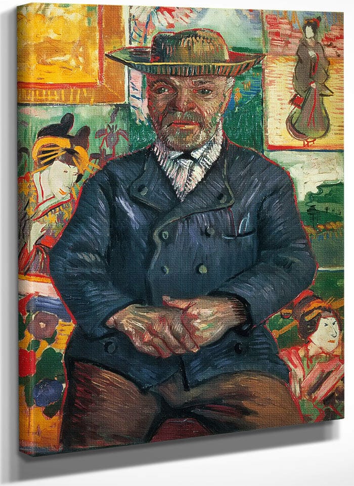 Portrait Of Pere Tanguy By Vincent Van Gogh