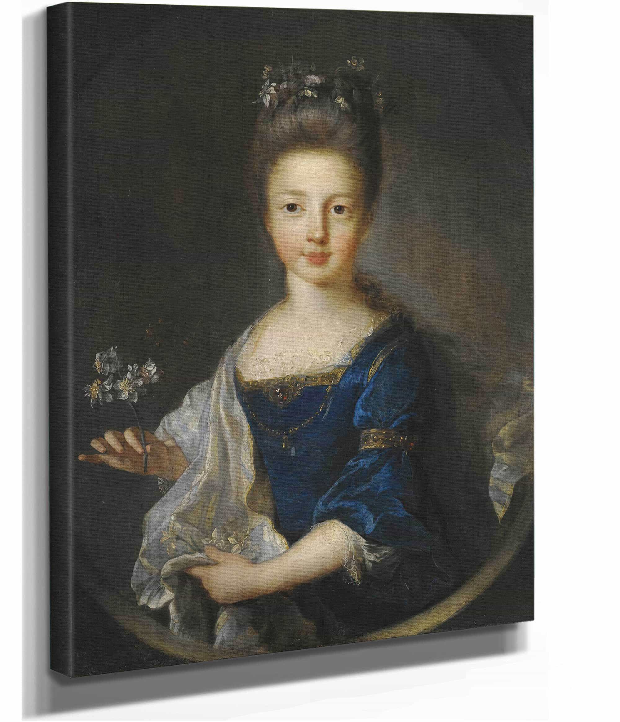 Portrait Of Princess Luisa Maria Theresa Stuart by Jean Francois De Troy